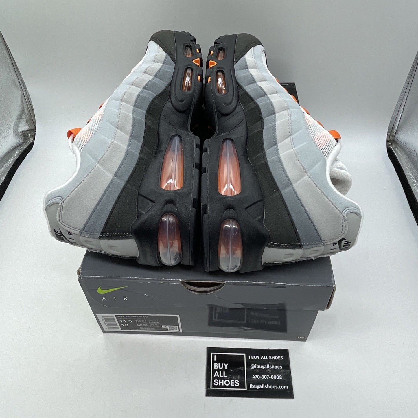 Size 11.5 - Nike Air Max 95 OG Big Bubble Bright Mandarin Orange 2.0 HM4740-101