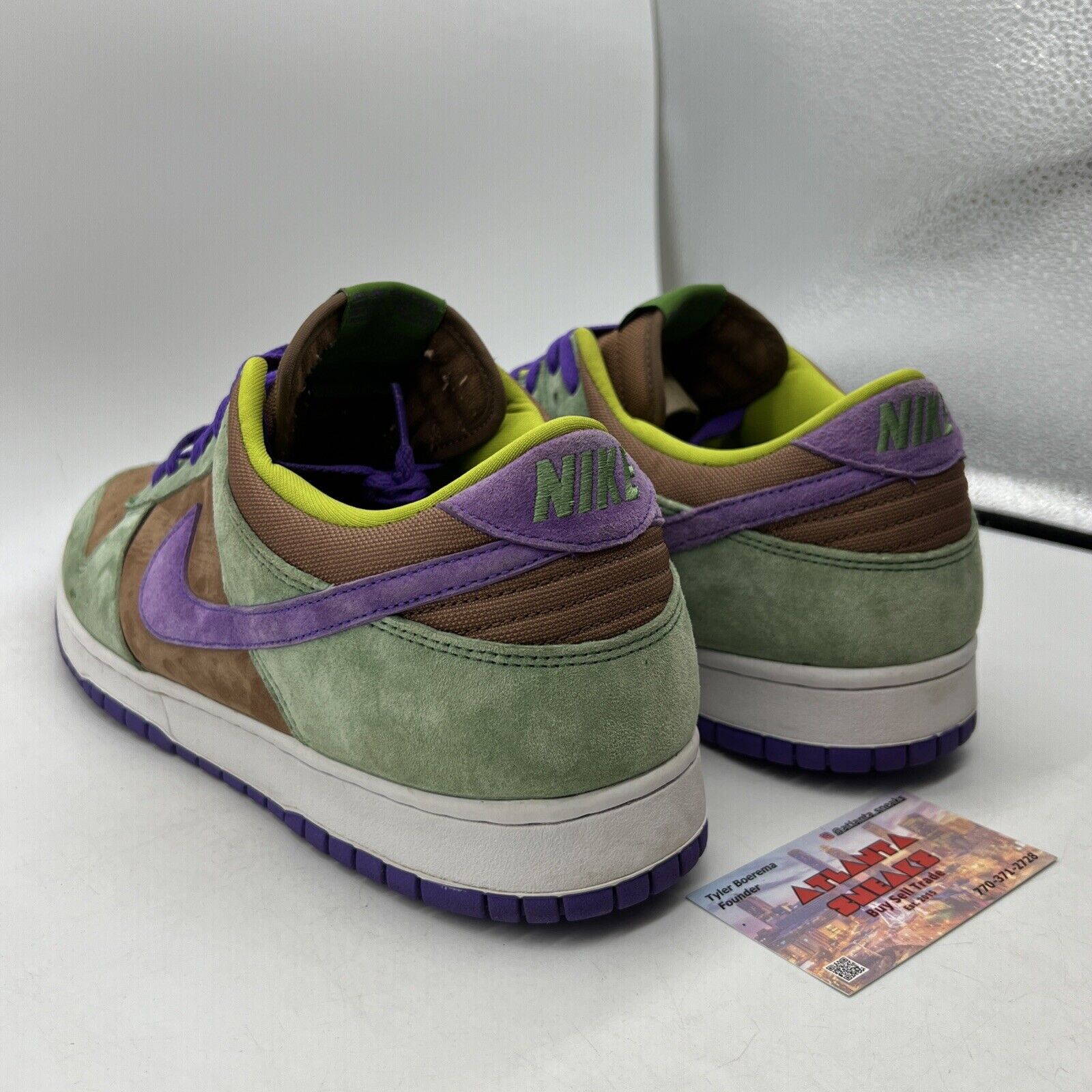 Size 14 - Nike Dunk SP Retro 2020 Low Veneer Purple Brown Green Suede DA1469-200