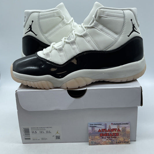 Size 11.5W - Jordan 11 Retro Mid Neapolitan Brown White Leather (AR0715-101)