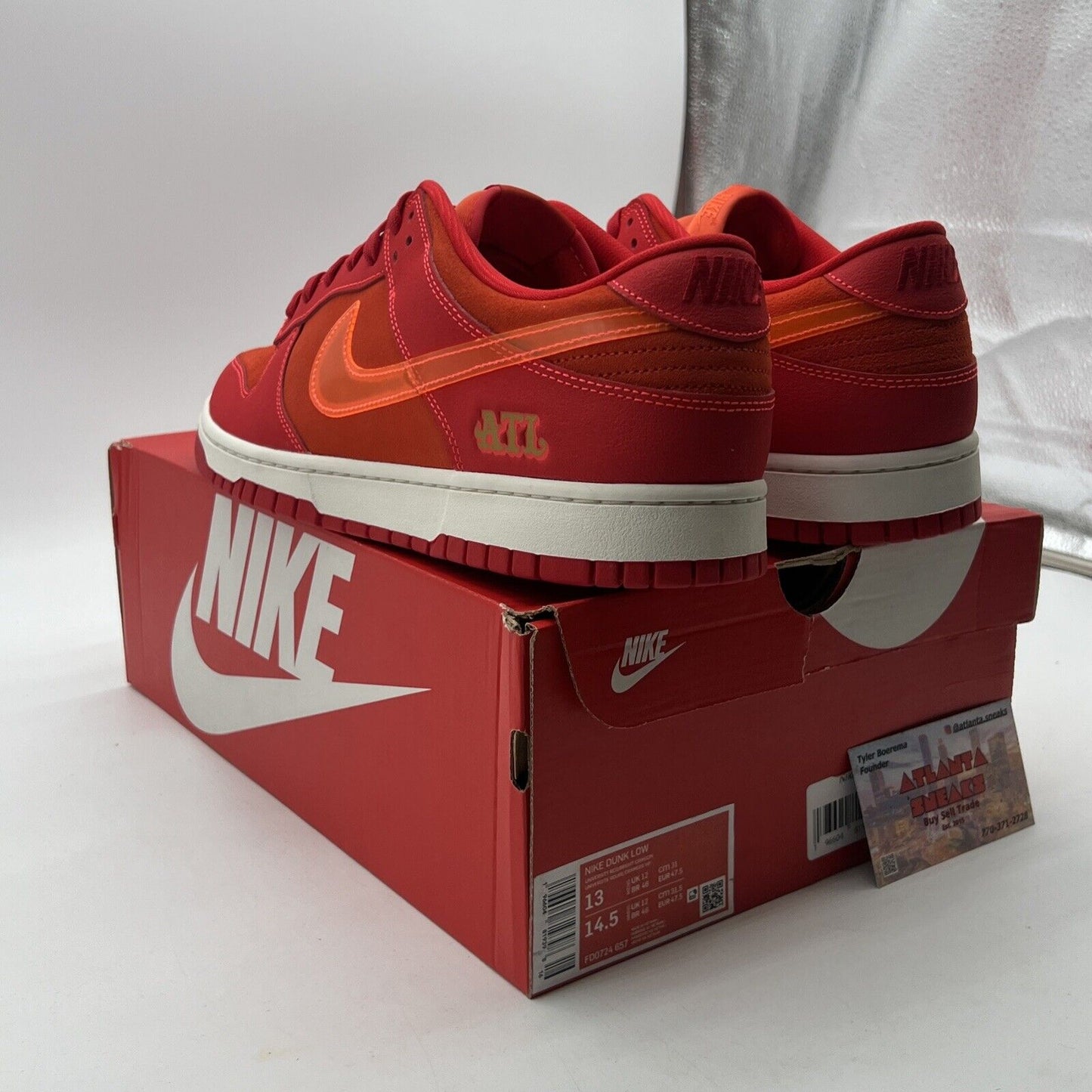 Size 13 - Nike Dunk Low ATL - (FD0724-657)