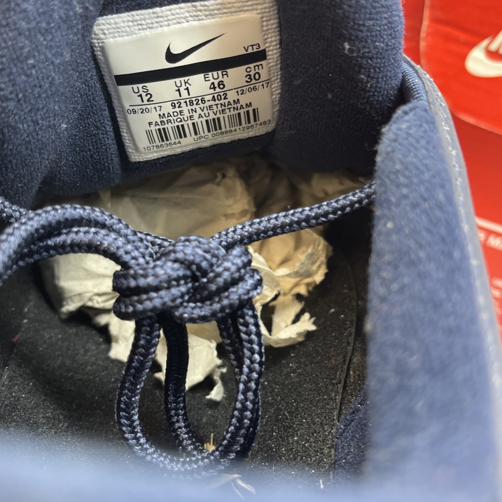 Size 12 - Nike Air Max 97 Obsidian Blue Leather Suede (921826-402)