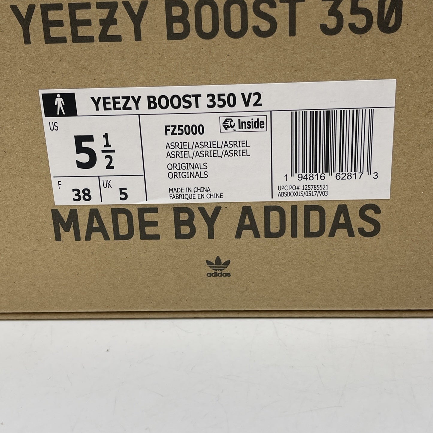 Size 5.5 - adidas Yeezy Boost 350 V2 Low Carbon Suede (FZ5000)