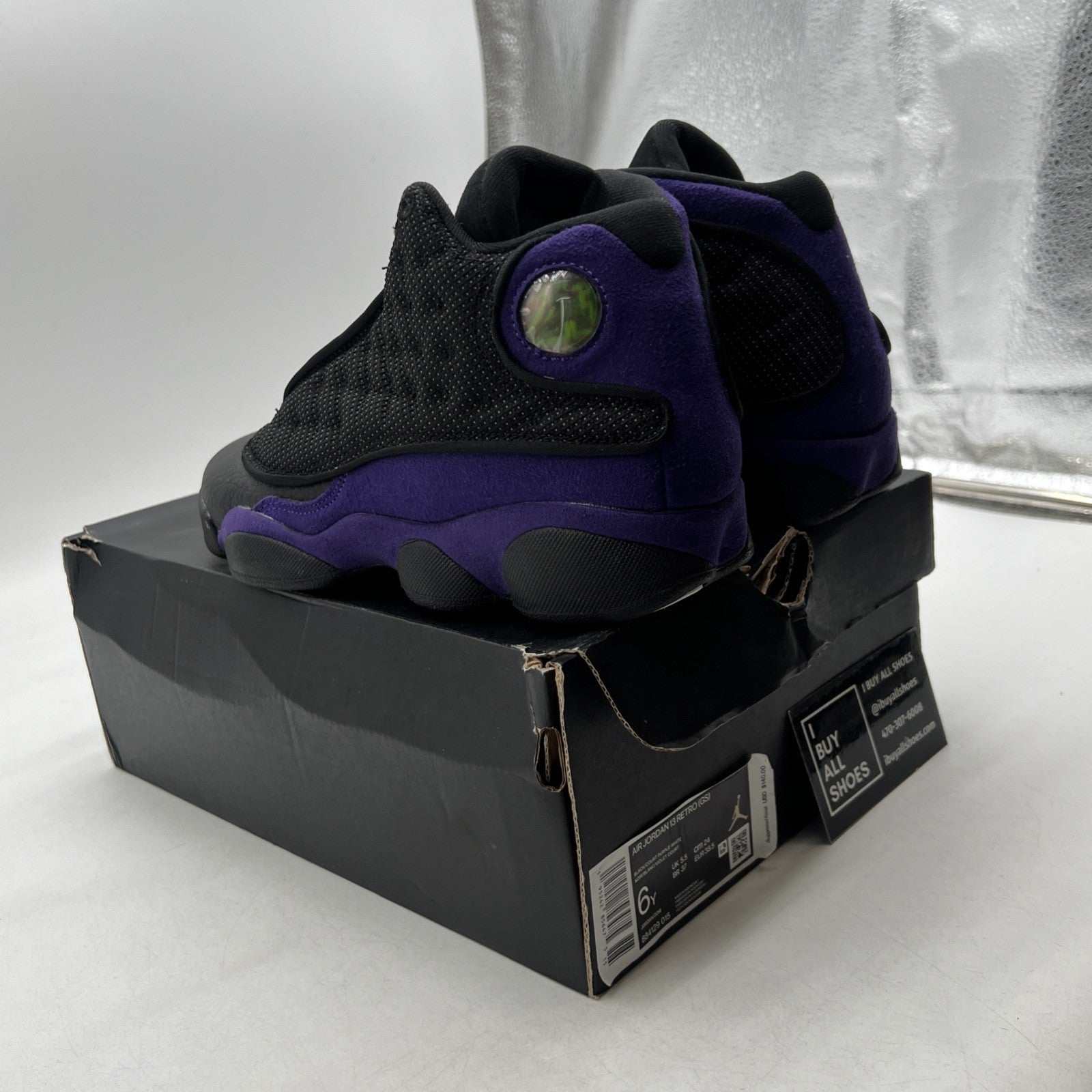 Size 6Y - Air Jordan 13 Retro Mid Court Purple (884129-015)