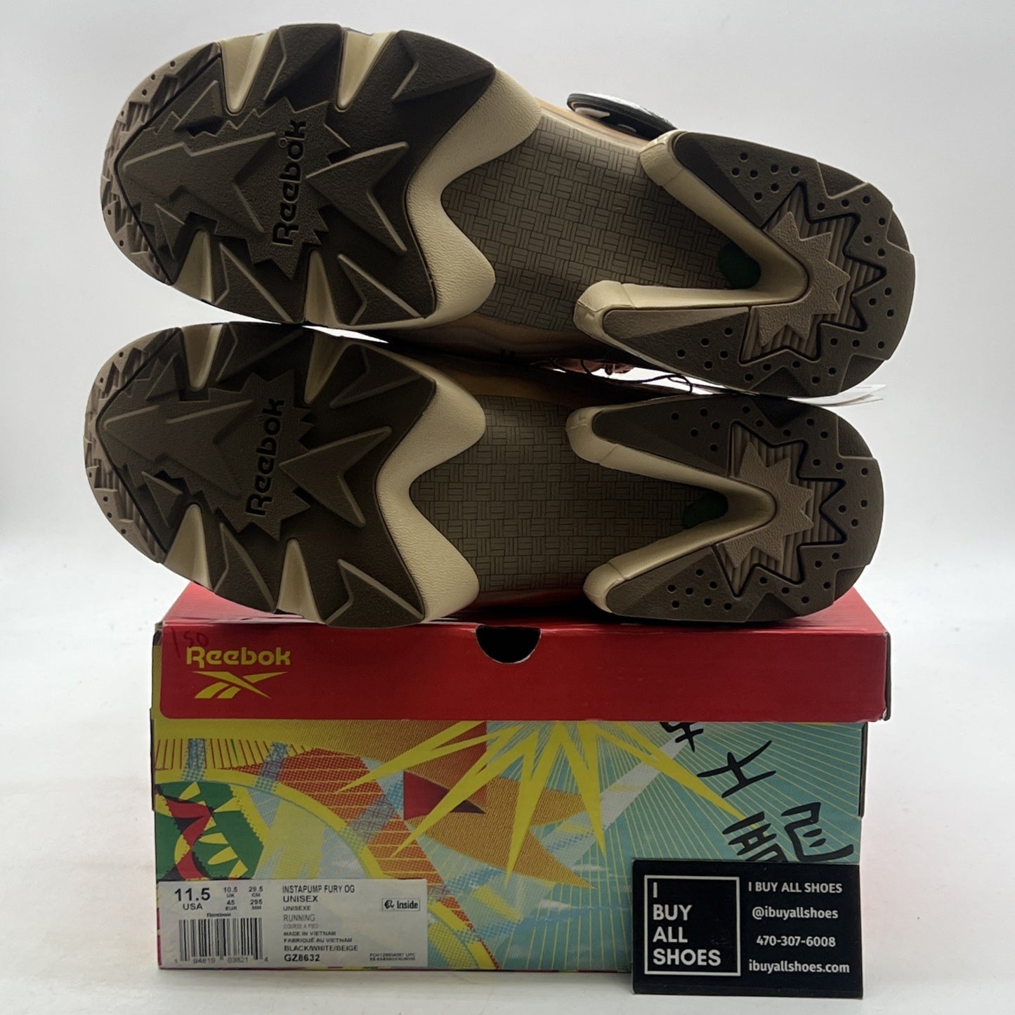 Size 11.5 - Reebok Kung Fu Panda x InstaPump Fury Po (GZ8632)