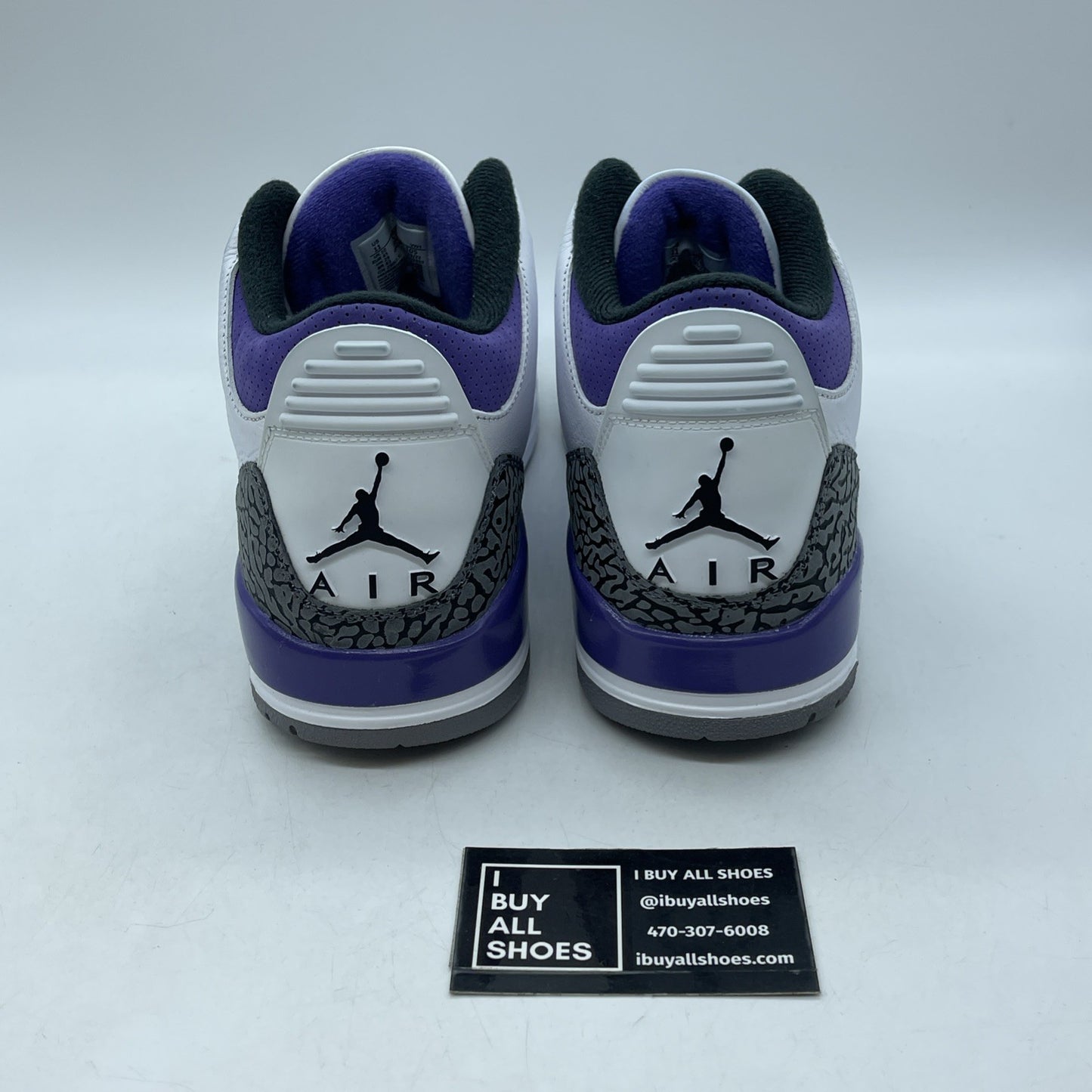 Size 11 - Jordan 3 Retro Mid Dark Iris Black Grey Leather Suede (CT8532-105)