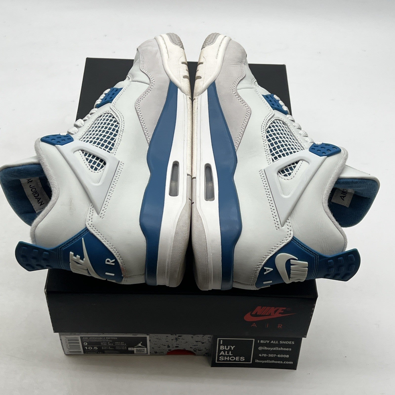 Size 9 - Air Jordan 4 Retro 2024 Military Blue (FV5029-141)