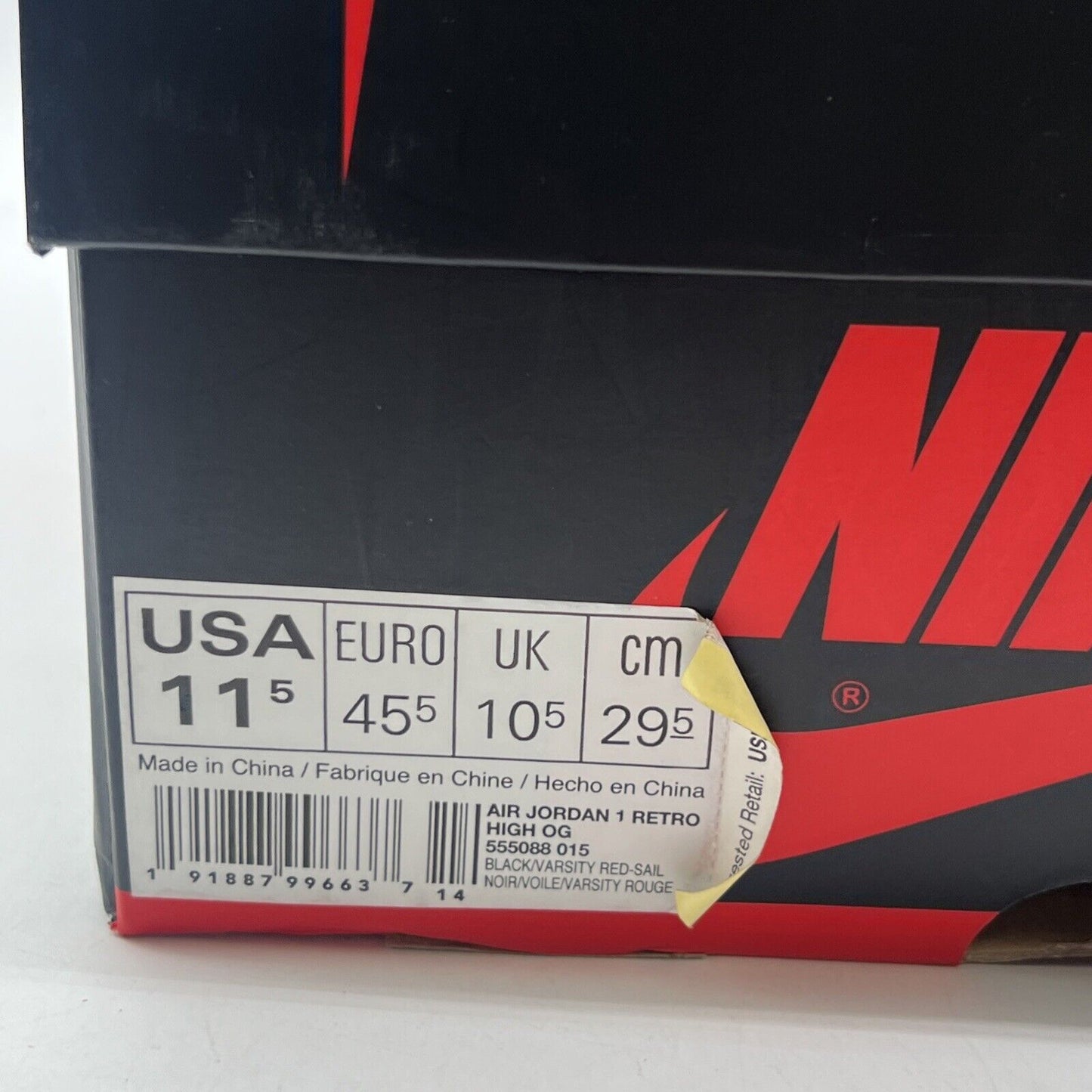 Size 11.5 - Air Jordan 1 Retro OG High A Star Is Born (555088-015)