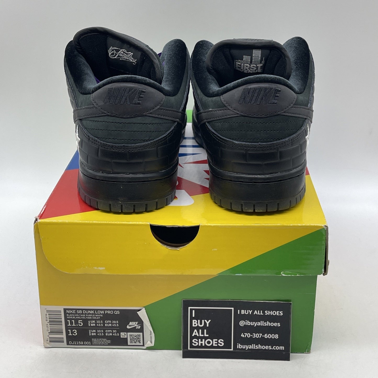 Size 11.5 - Nike Familia x Dunk Pro QS SB Special Box Low First Avenue