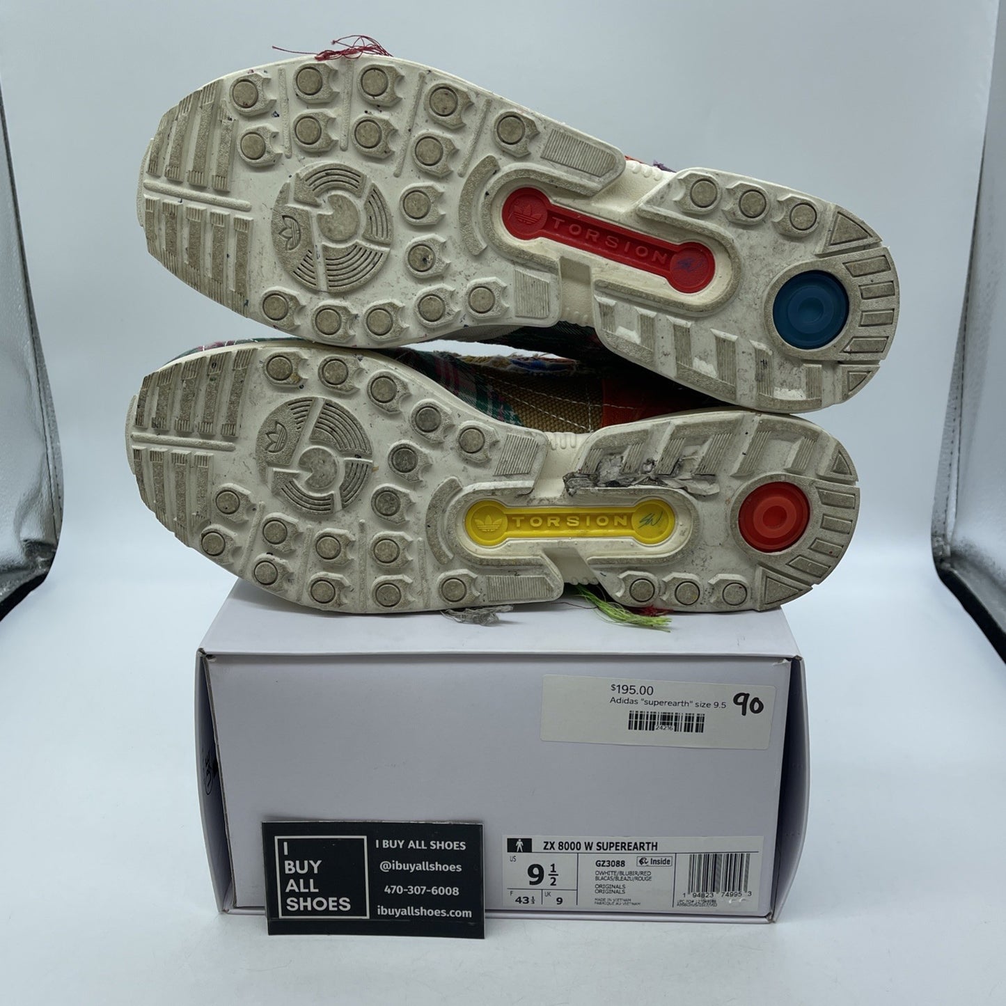 Size 9.5 - adidas Sean Wotherspoon x ZX 8000 A-ZX Series - Super Earth (GZ3088)