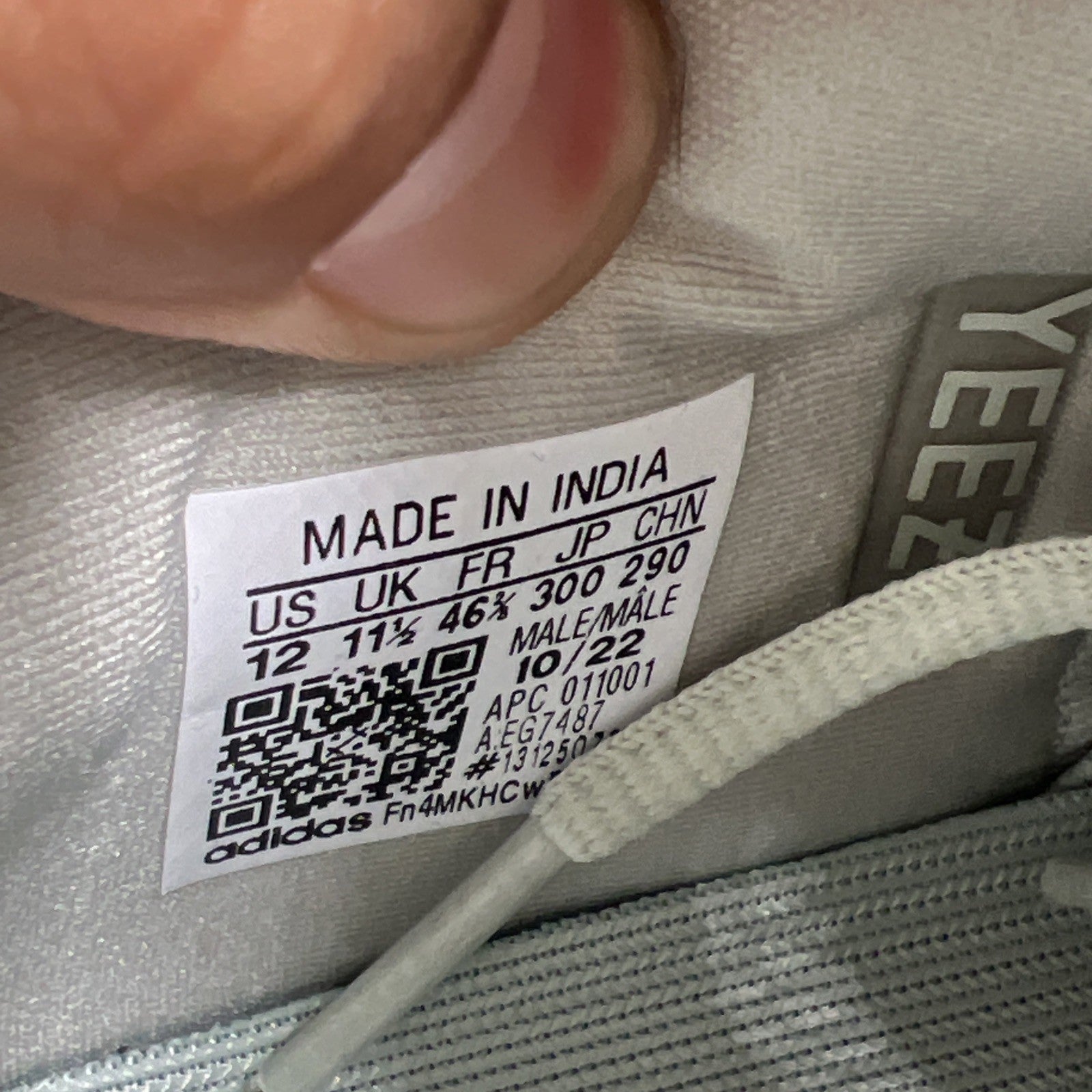 Size 12 - Adidas Yeezy Boost 700 Salt (EG7487)