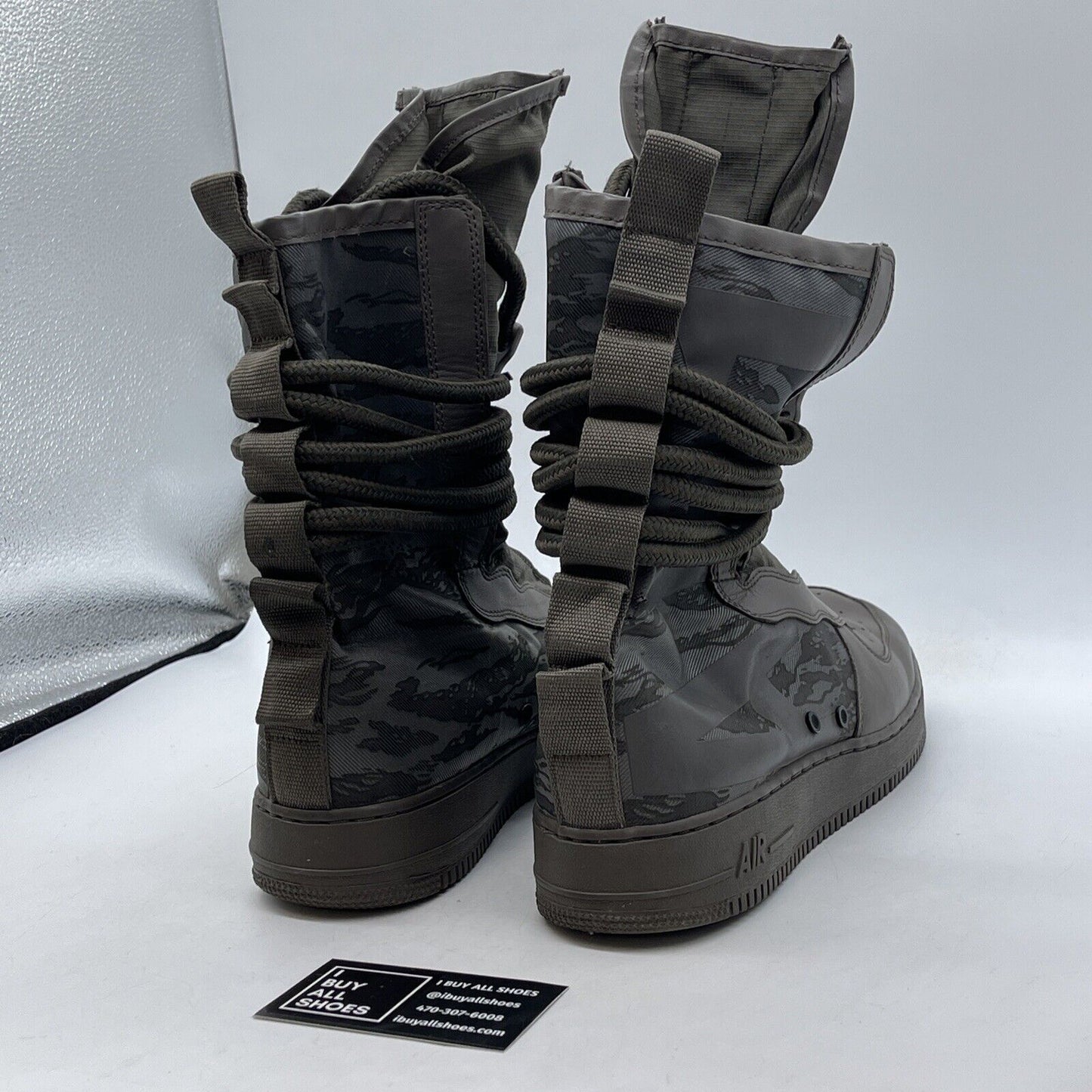 Size 12 - Nike SF Air Force 1 High Ridgerock Brown Green Suede (AA1128-203)