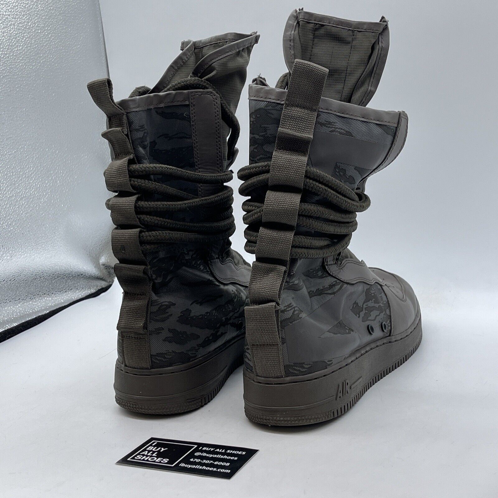 Size 12 - Nike SF Air Force 1 High Ridgerock Brown Green Suede (AA1128-203)