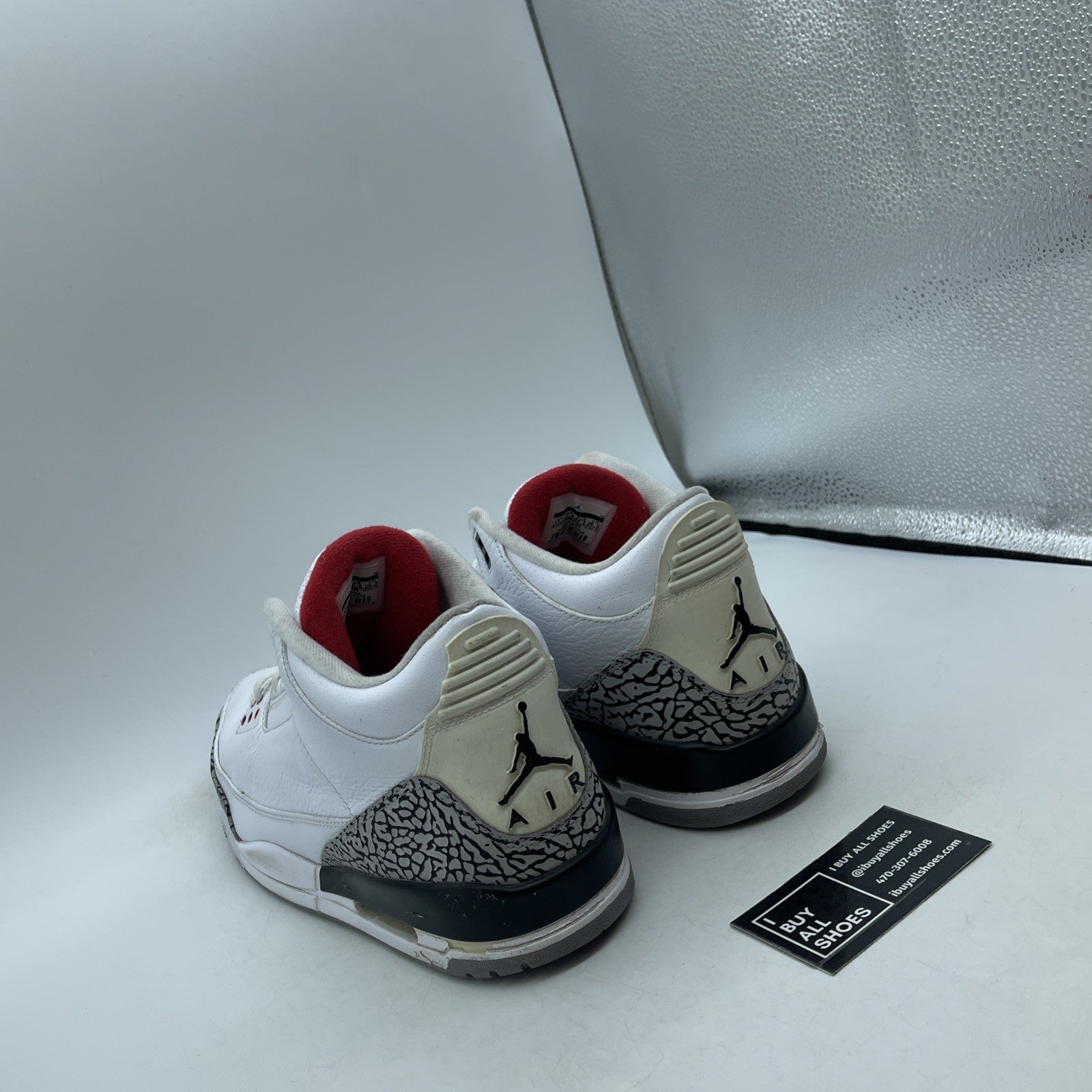 Size 11.5 - Air Jordan 3 Retro White Cement 2011 (136064-105)