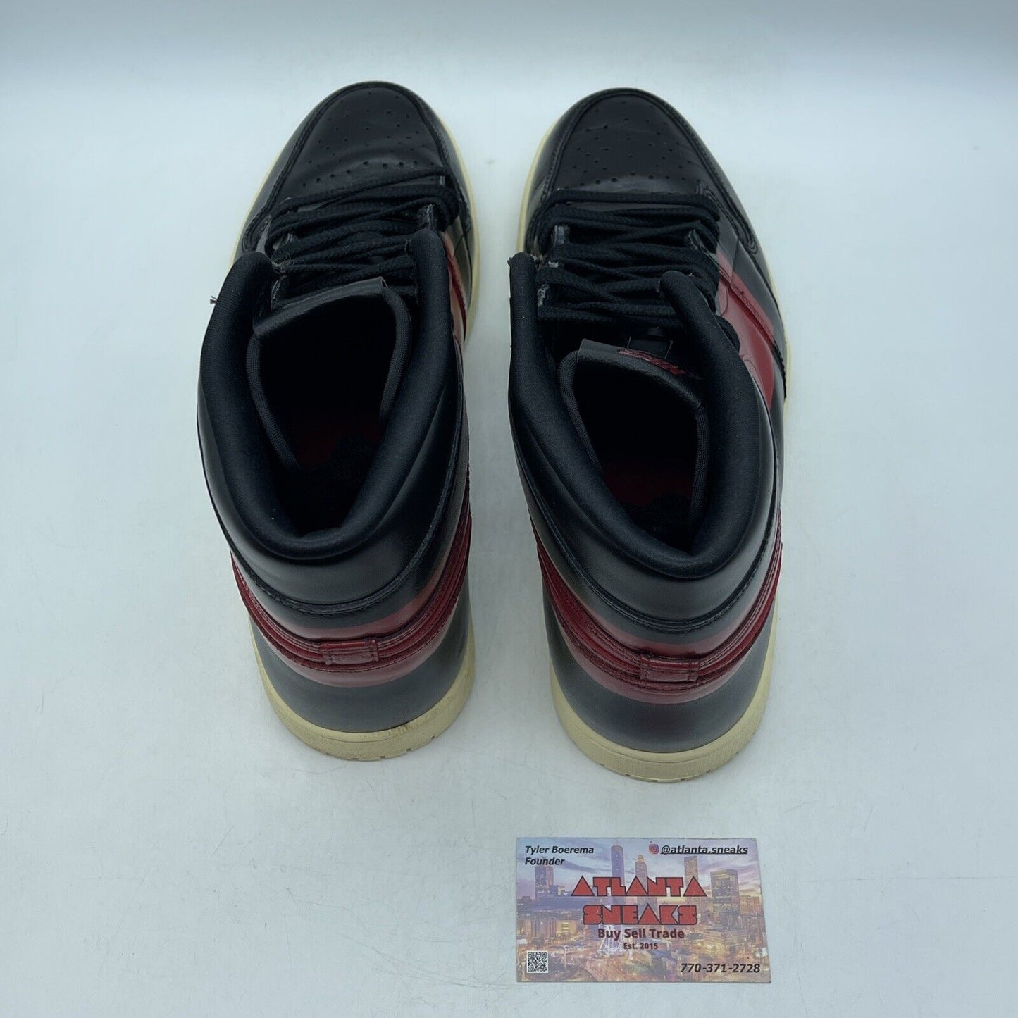 Size 13 - Air Jordan 1 Retro OG High Couture White Black Red (BQ6682-006)