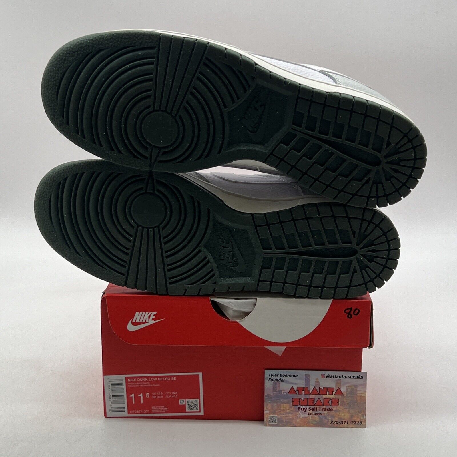 Size 11.5 - Nike Dunk SE Low Photon Dust Vintage Green (HF2874-001)