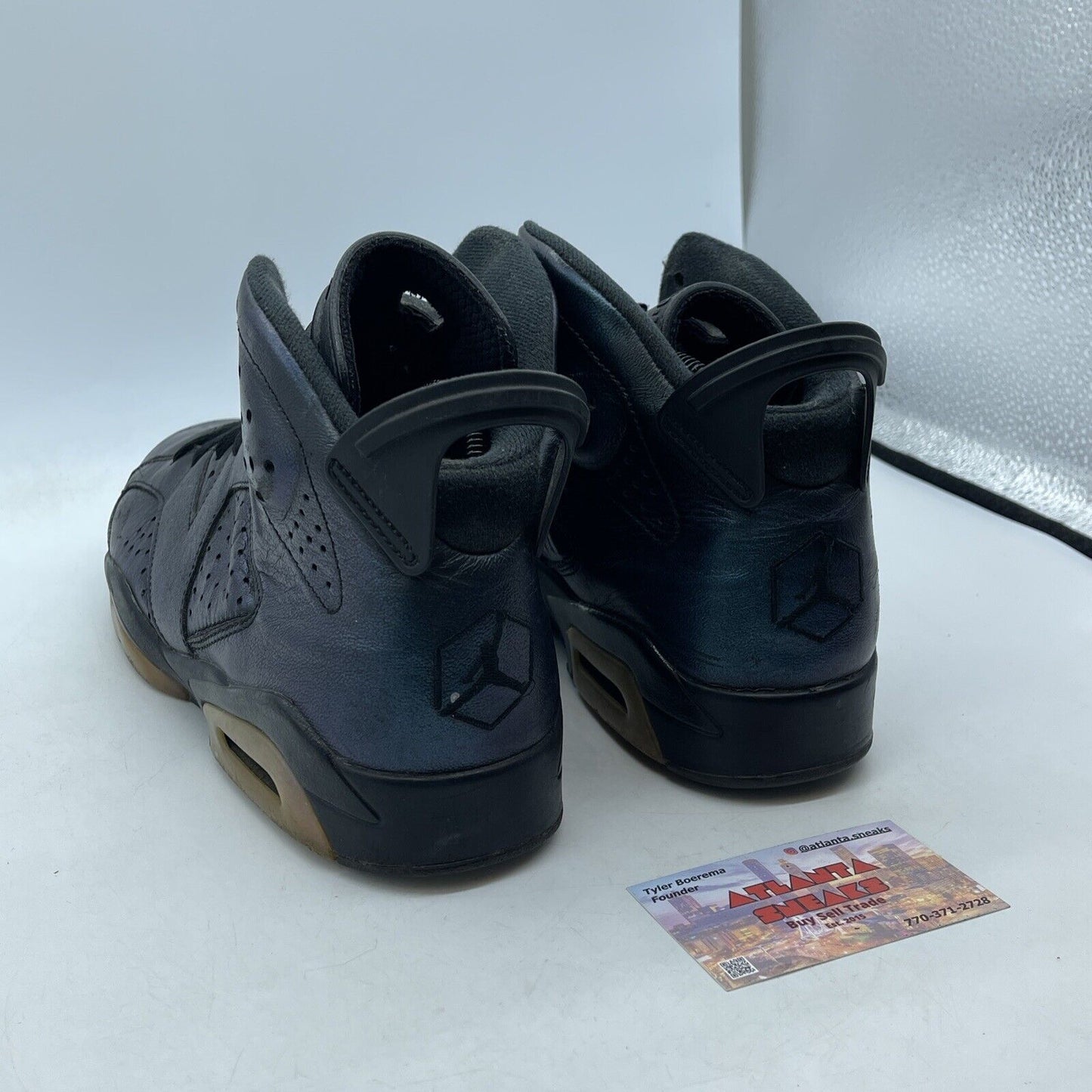 Size 8.5 - Air Jordan 6 Retro All Star - Chameleon Black Leather (907961-015)