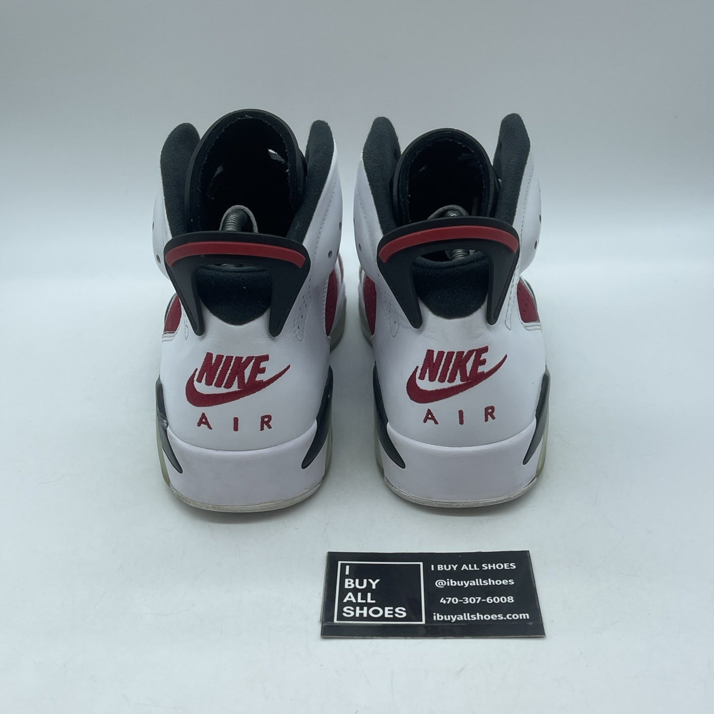 Size 9.5 - Jordan 6 Retro OG Mid Carmine White Red Suede Leather (CT8529-106)
