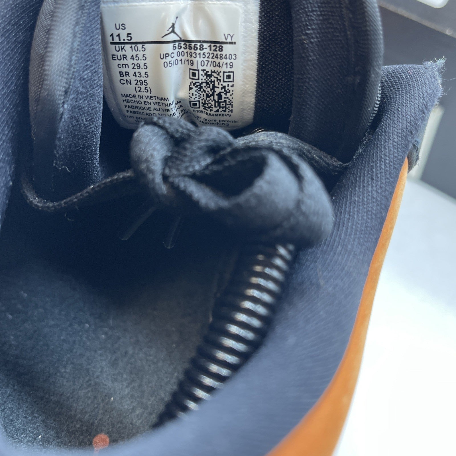 Size 11.5 - Air Jordan 1 Low Shattered Backboard (553558-128)