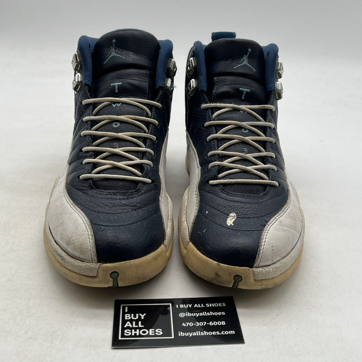 Size 8.5 - Air Jordan 12 Retro 2012 Obsidian (130690-410)