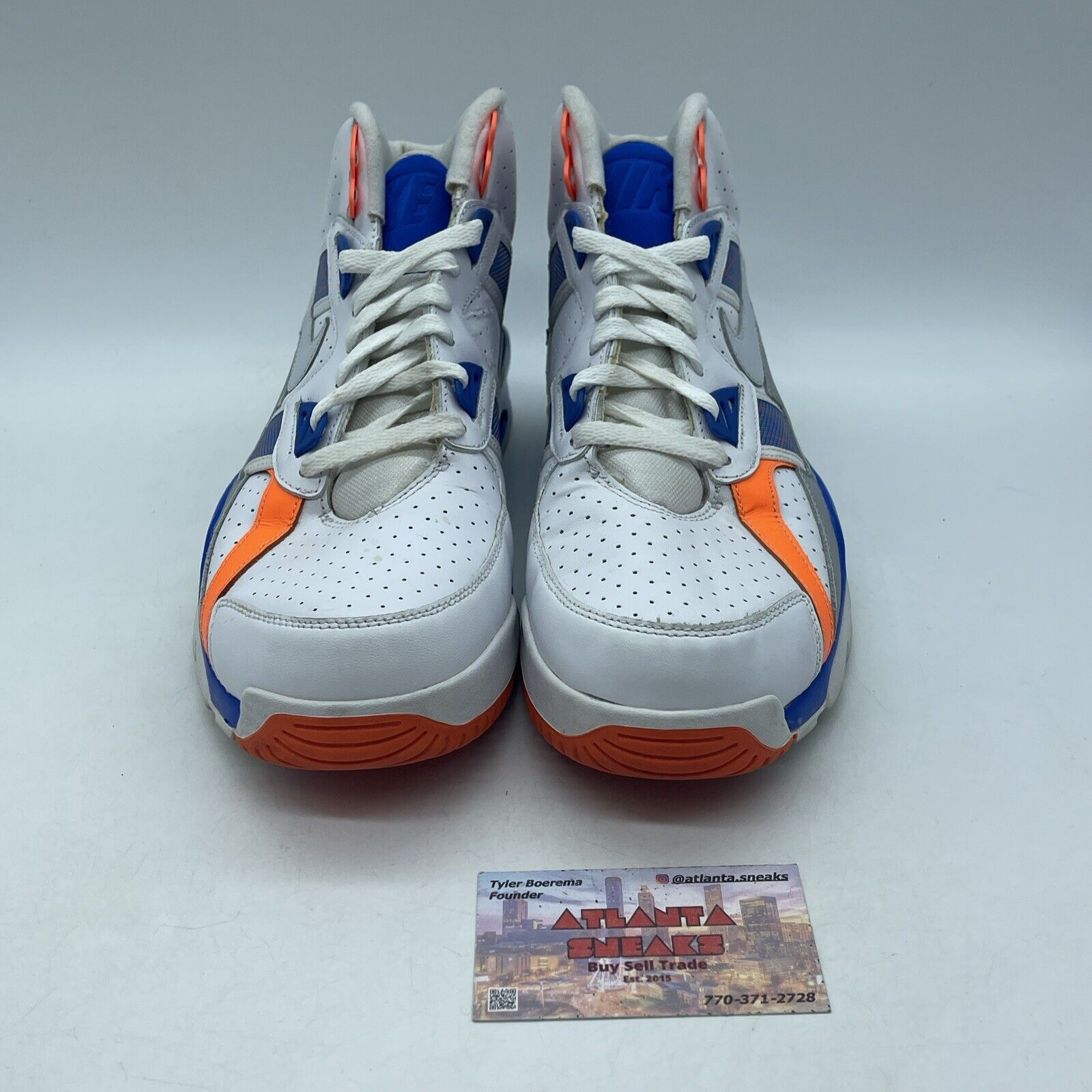 Size 10.5 - Nike Air Trainer SC High Reverse Auburn Leather Suede (302346-122)