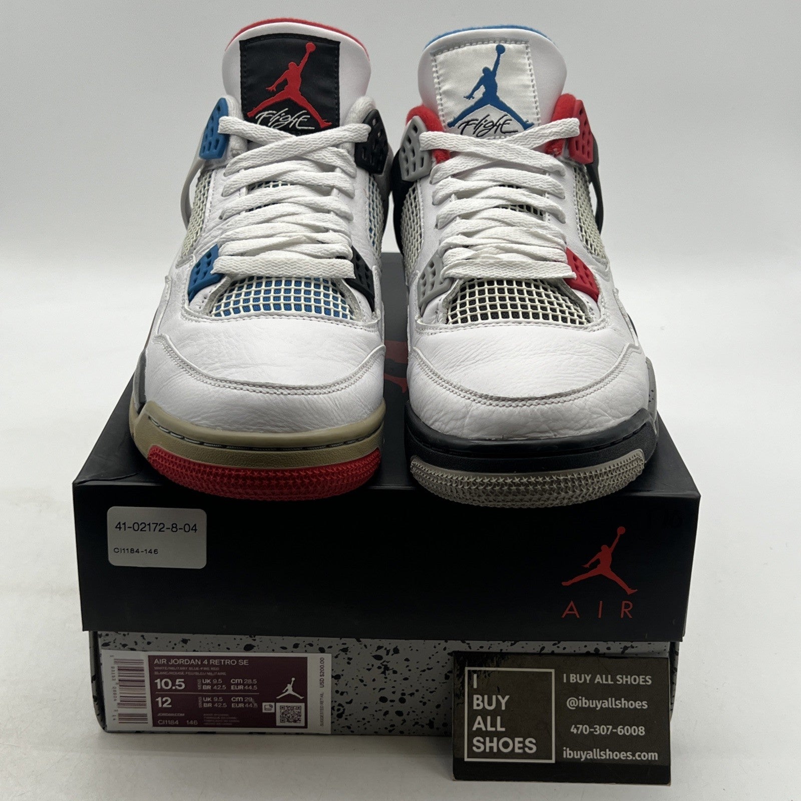 Size 10.5 - Air Jordan 4 Retro SE Mid What The 4 (CI1184-146)