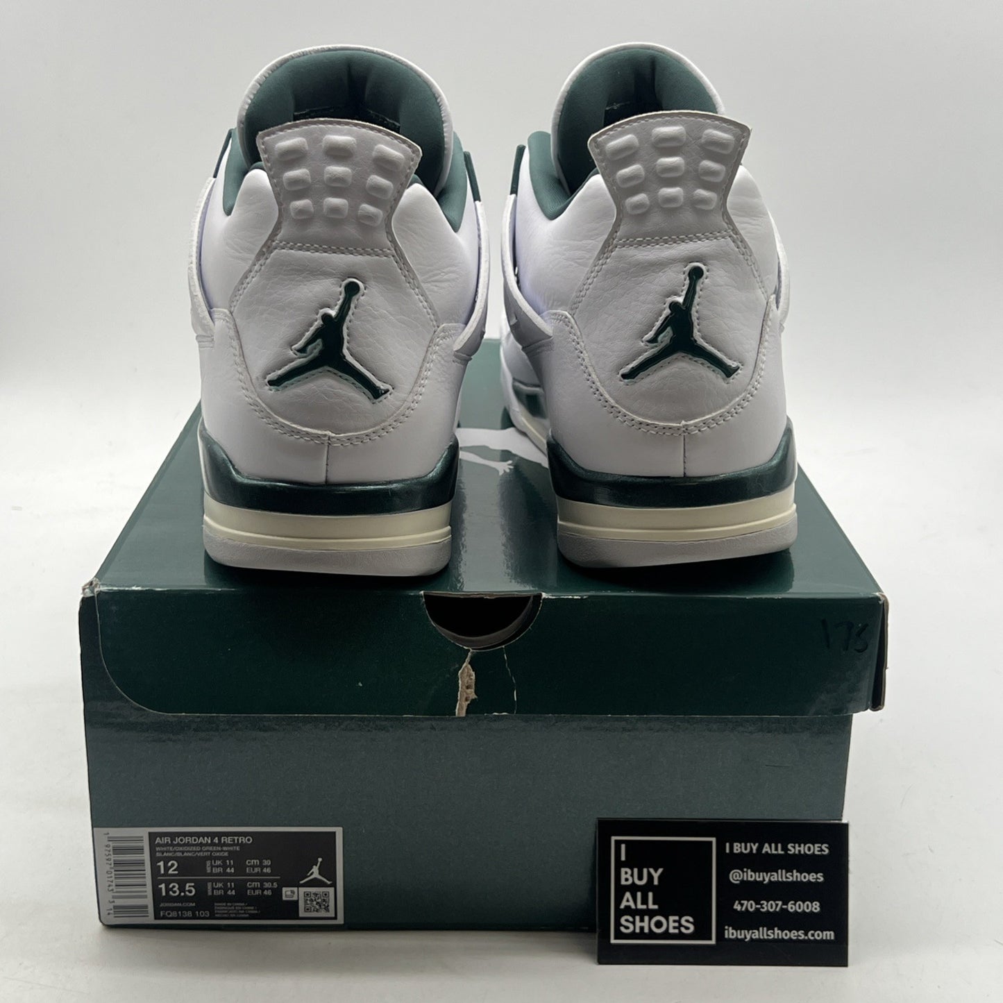 Size 12 - Air Jordan 4 Retro Oxidized Green (FQ8138-103)