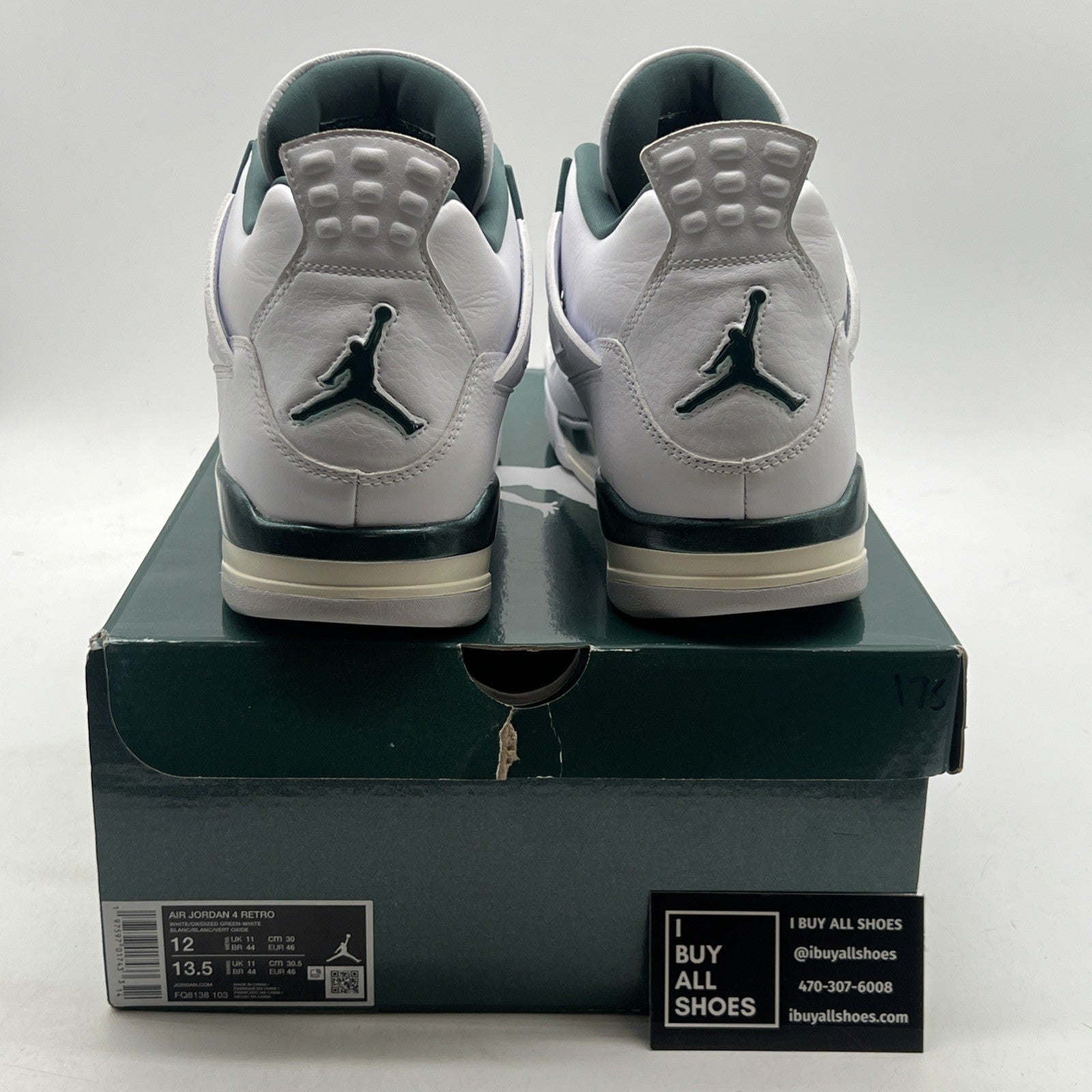 Size 12 - Air Jordan 4 Retro Oxidized Green (FQ8138-103)