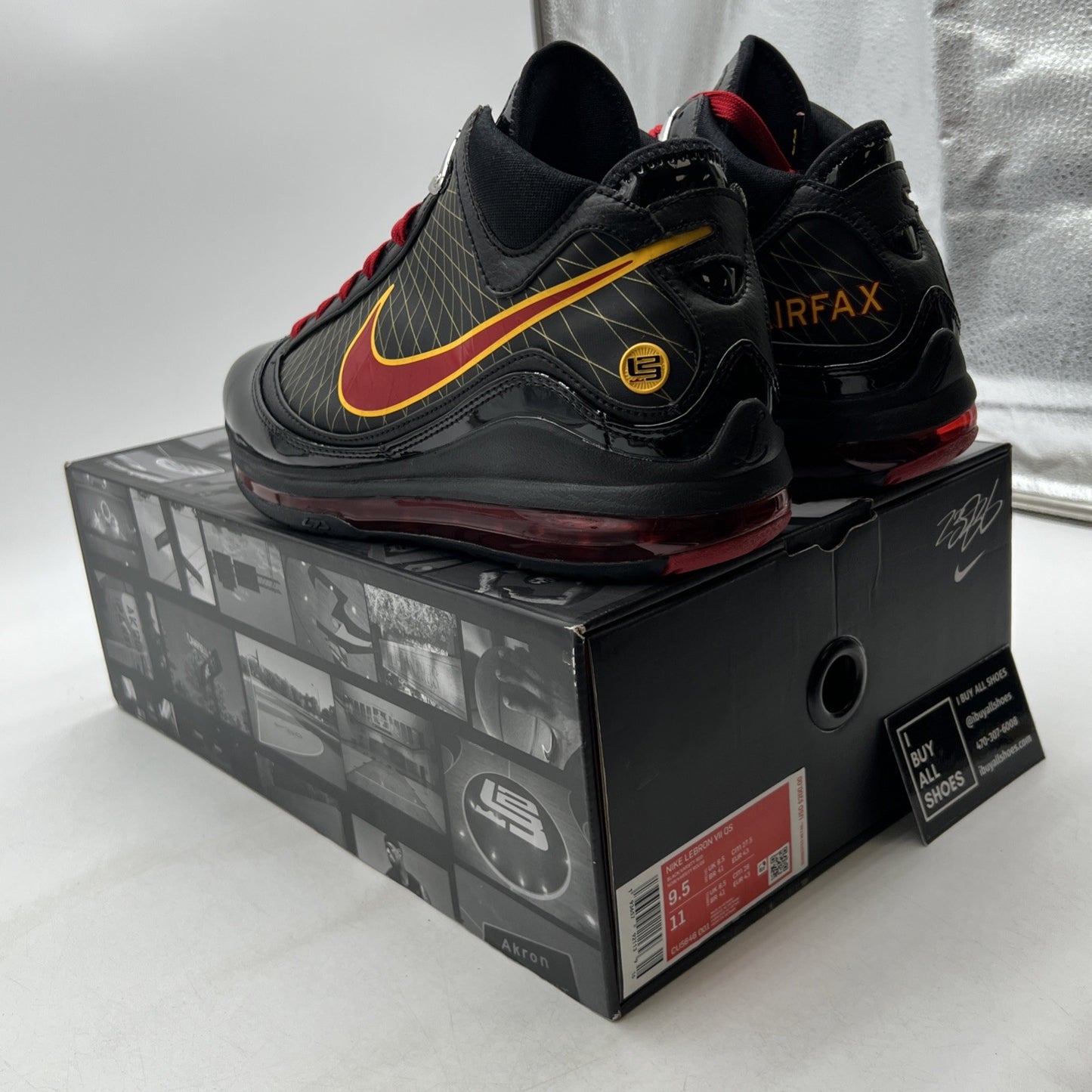 Size 9.5 - Nike Air Max LeBron 7 Fairfax (CU5646-001)