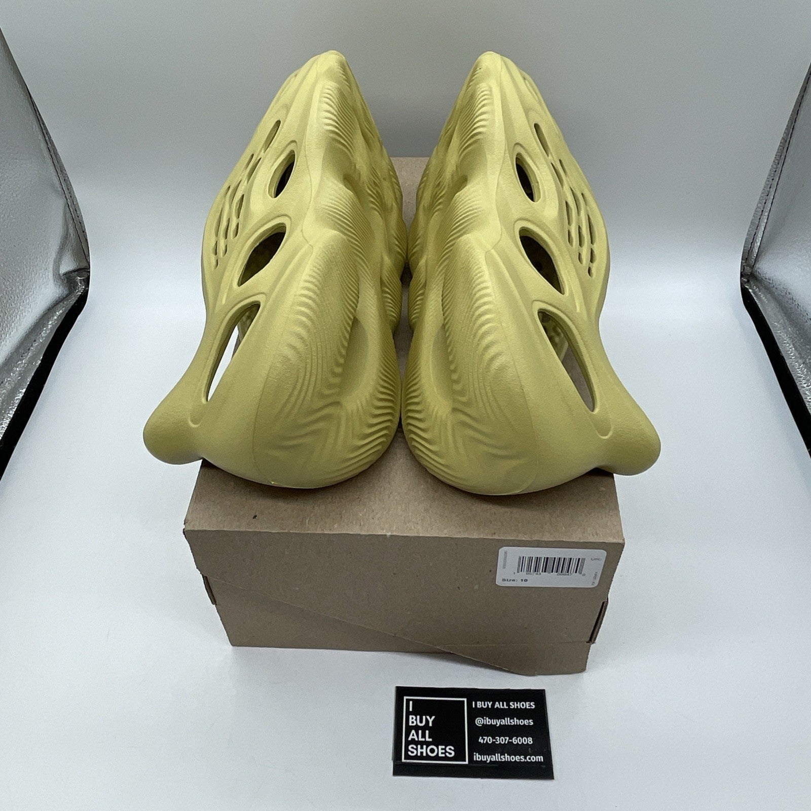 Size 10 - Adidas Yeezy Foam Runner Sulfur Yellow  (GV6775)