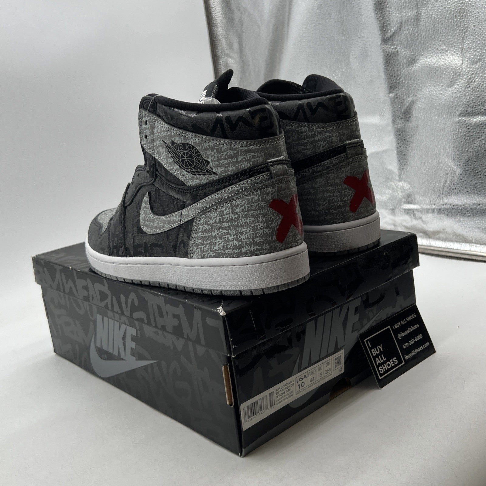 Size 10 - Air Jordan 1 OG High Rebellionaire (555088-036)