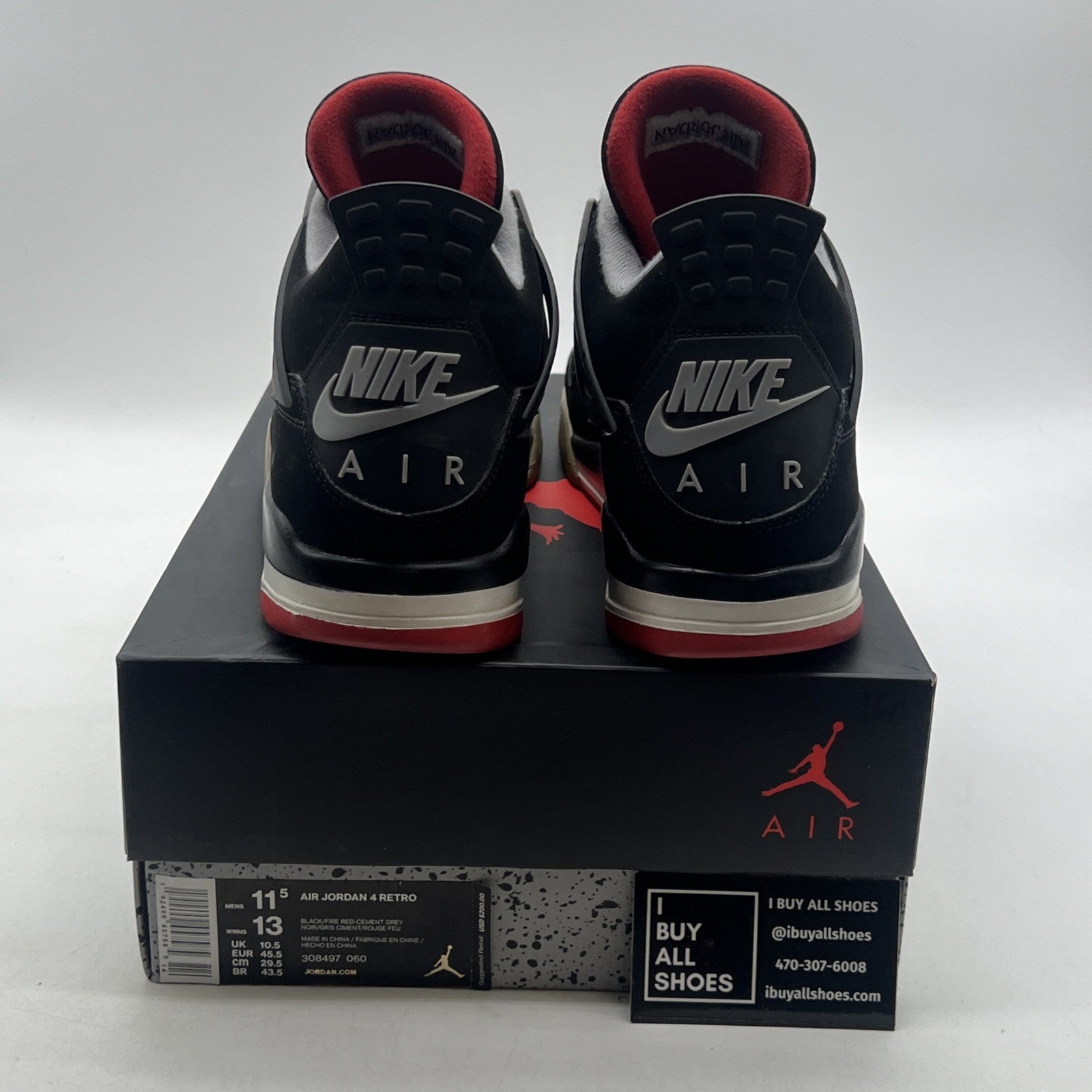 Size 11.5 - Air Jordan 4 Retro OG Mid Bred 2019 (308497-060)