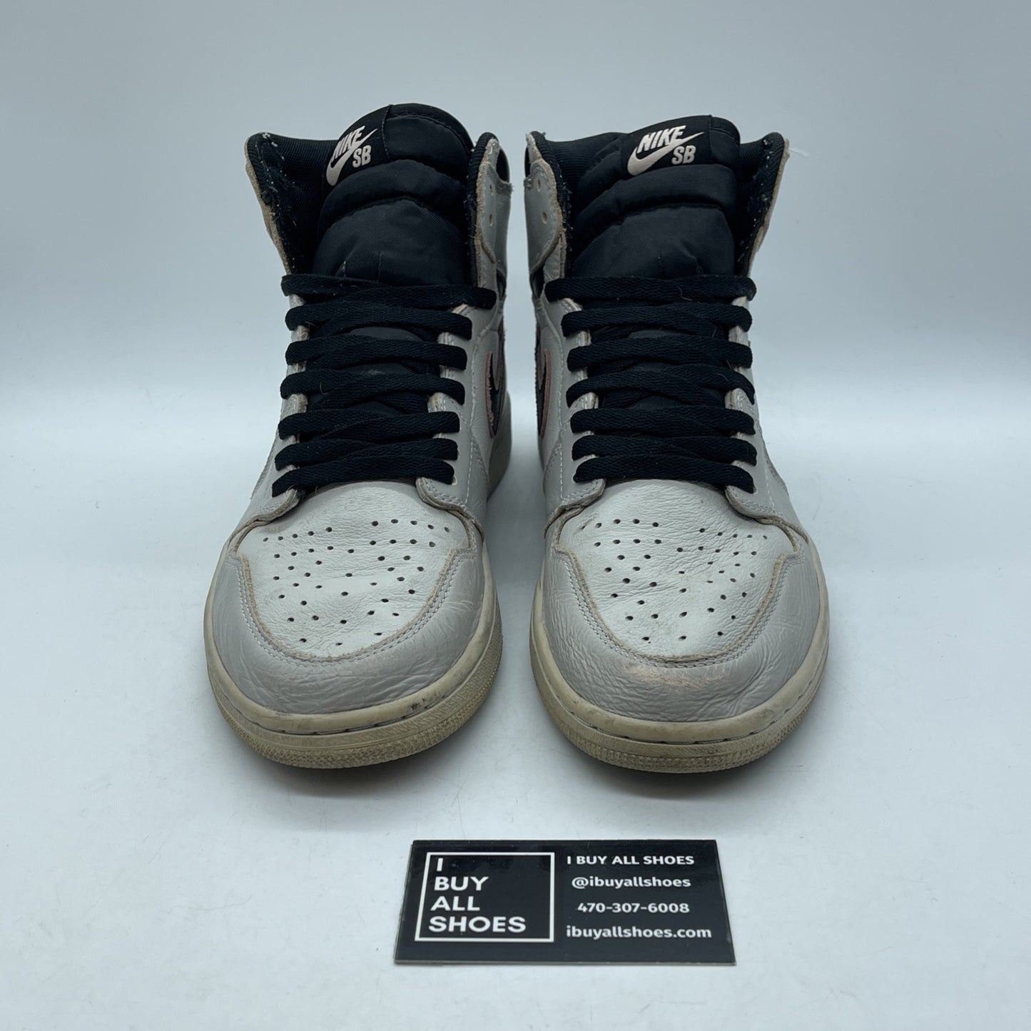 Size 9.5 - Air Jordan 1 Retro SB High NYC to Paris Black Grey (CD6578-006)