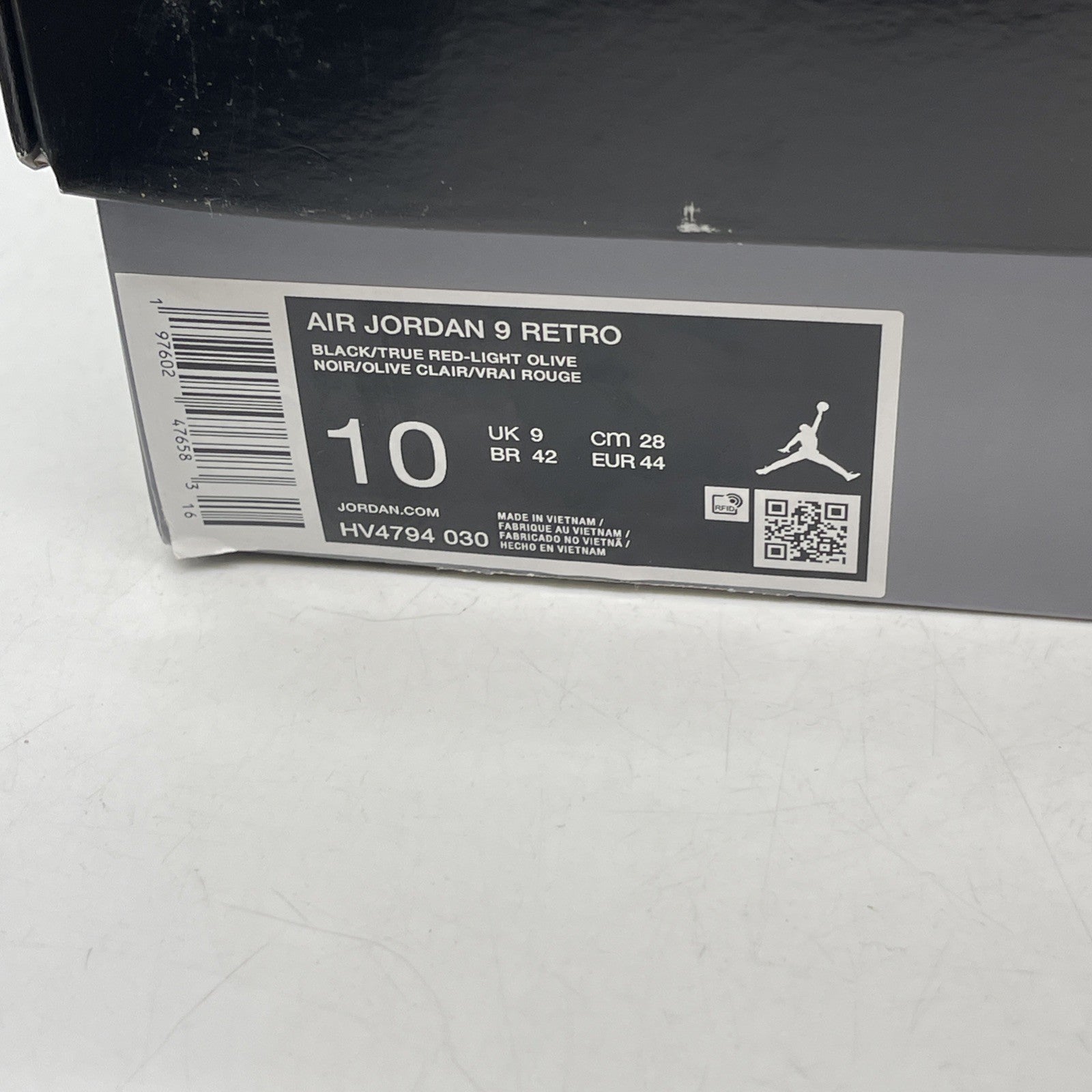 Size 10 - Air Jordan 9 Retro 2024 Olive (HV4794-030)