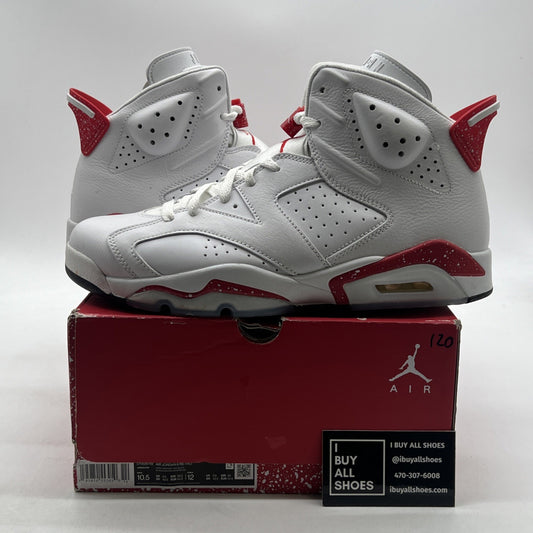 Size 10.5 - Air Jordan 6 White and University Red 2022 (CT8529-162)