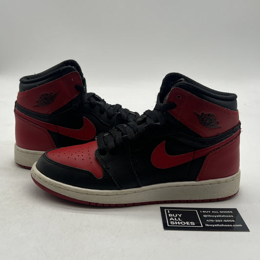 Size 6Y - Air Jordan 1 Retro OG High Banned Bred (555088-001)