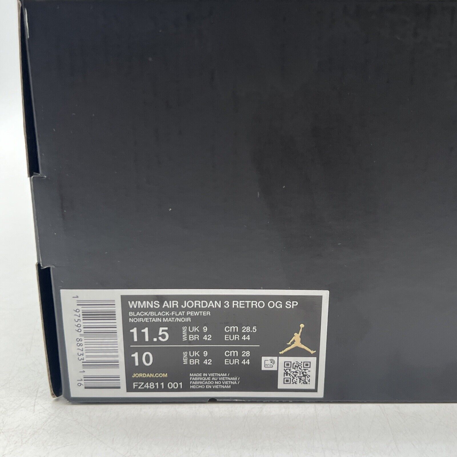Size 11.5W- A Ma Maniére x Air Jordan 3 Retro While You Were Sleeping