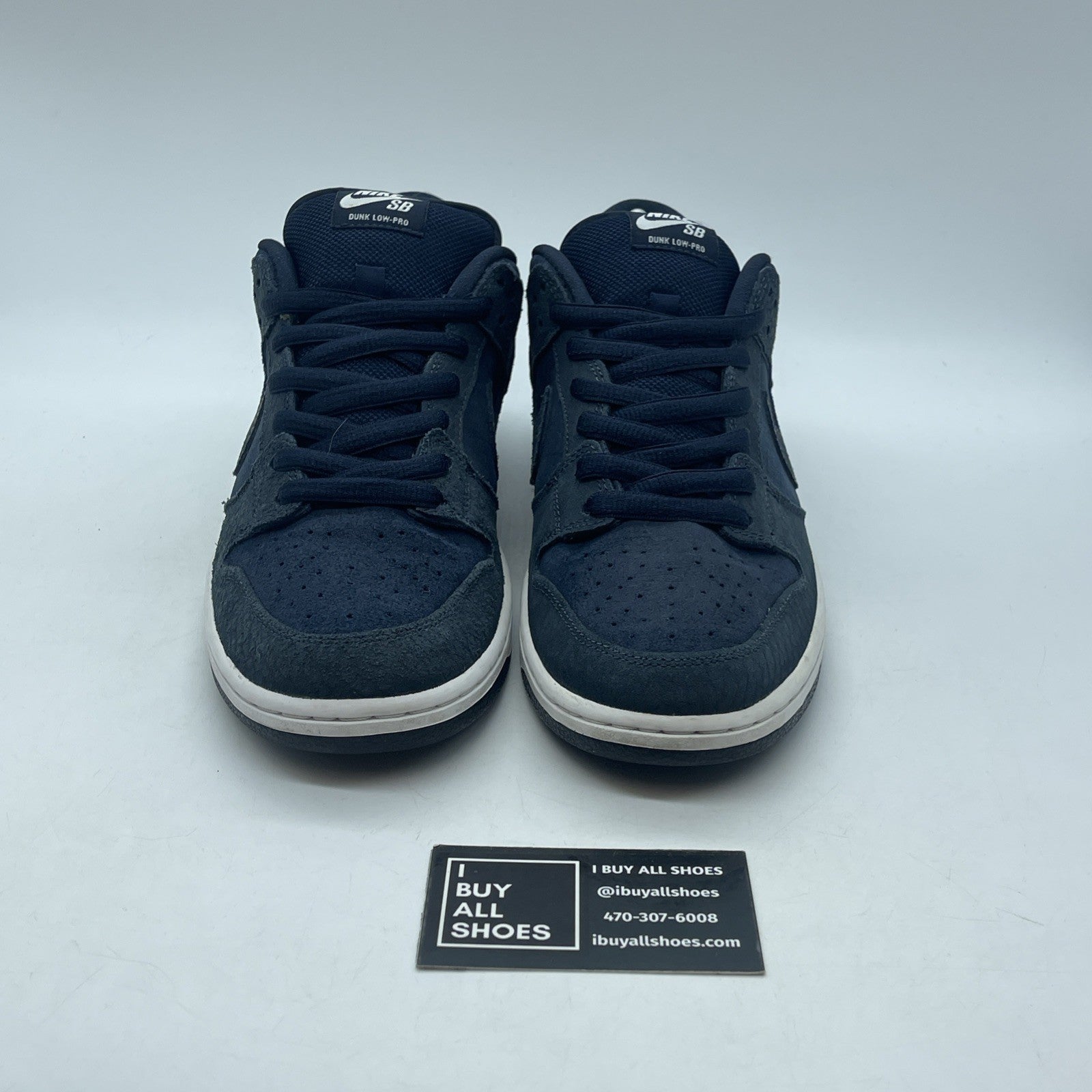 Size 9.5 - Nike Dunk Pro SB Low US Passport Blue Suede (304292-407)
