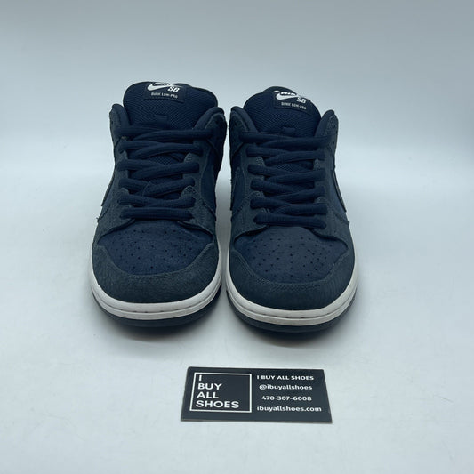 Size 9.5 - Nike Dunk Pro SB Low US Passport Blue Suede (304292-407)