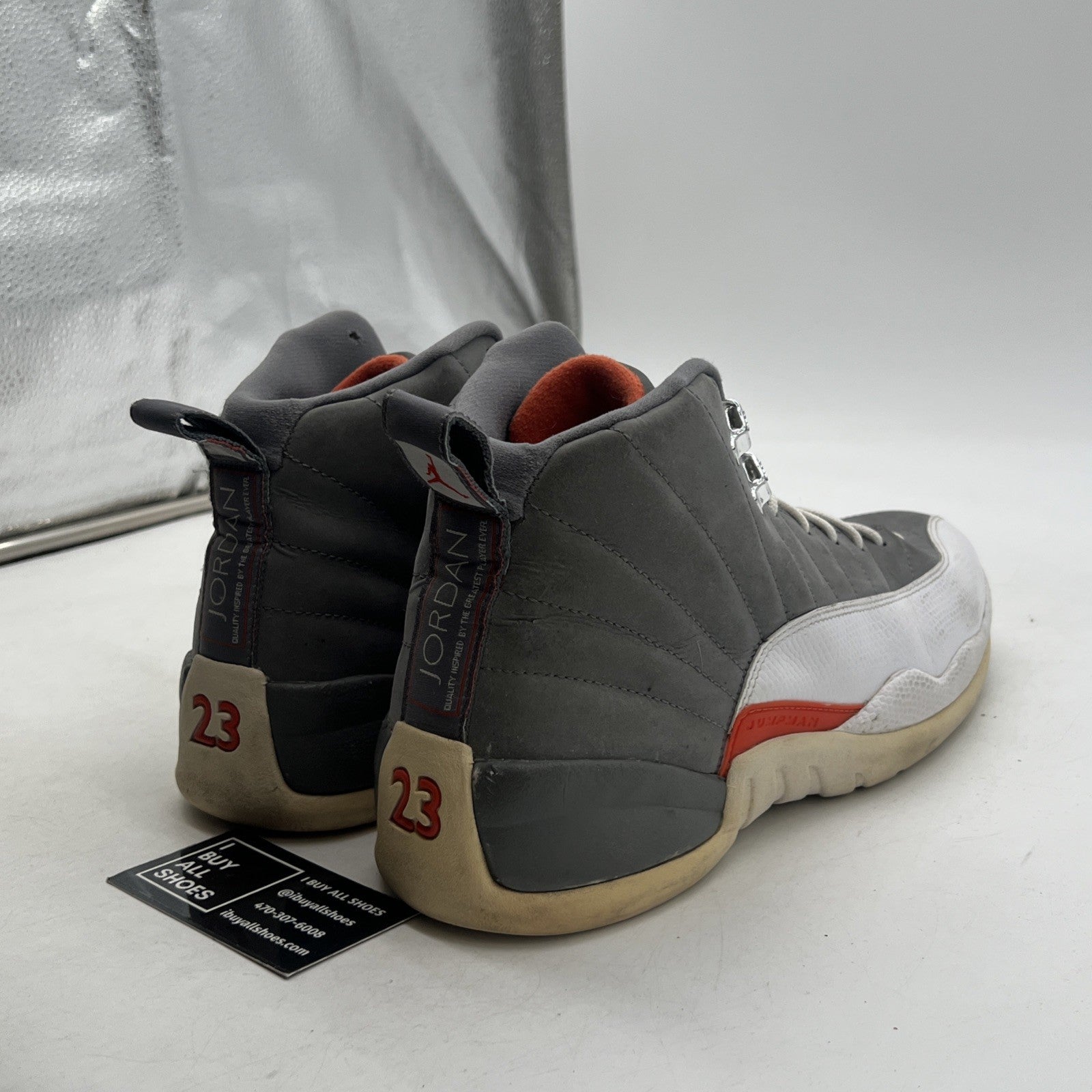 Size 12 - Air Jordan 12 Retro Cool Grey (130690-012)