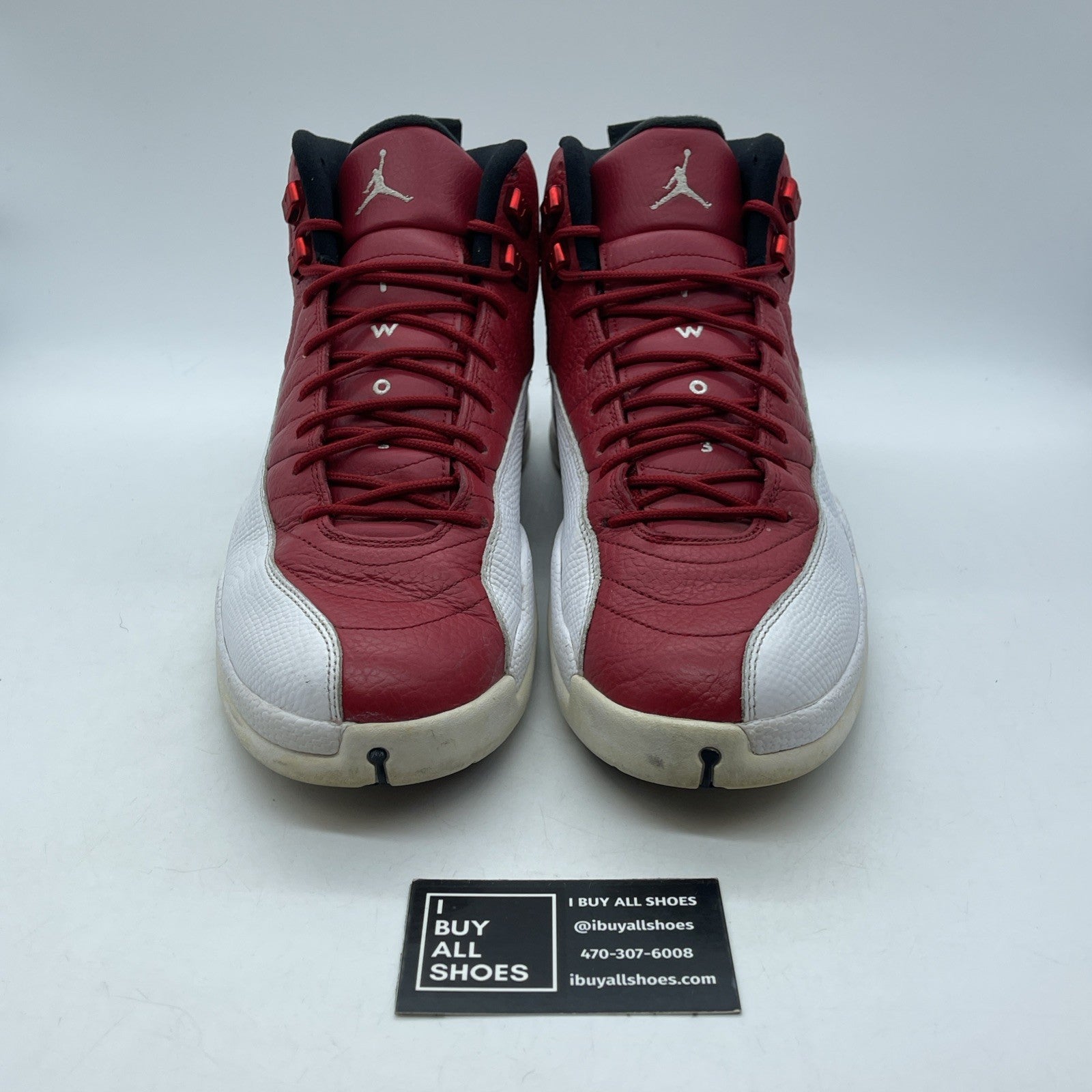 Size 11 - Air Jordan 12 Retro Gym Red White Black Leather (130690-600)