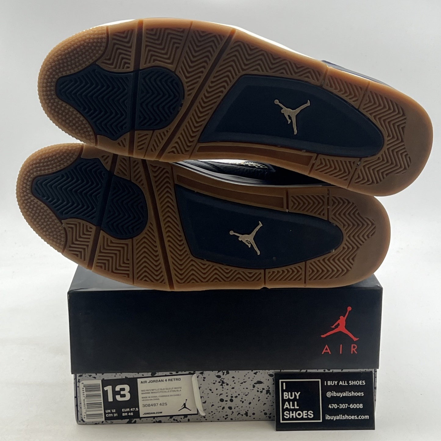 Size 13 - Air Jordan 4 Retro Dunk From Above (308497-425)