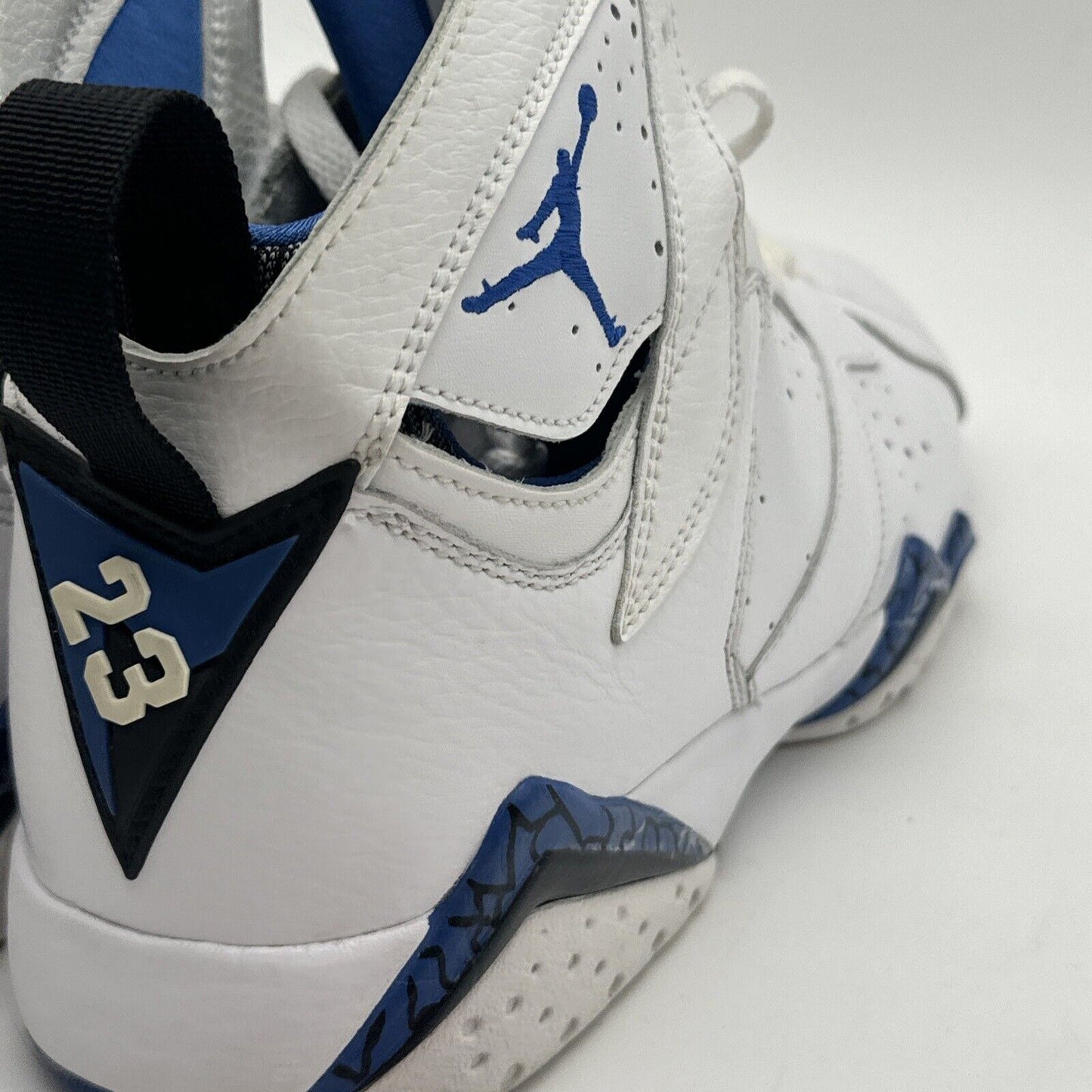 Size 10 - Jordan 7 Retro Orlando 2009 White Blue Rare Leather OG Tumbled Premium