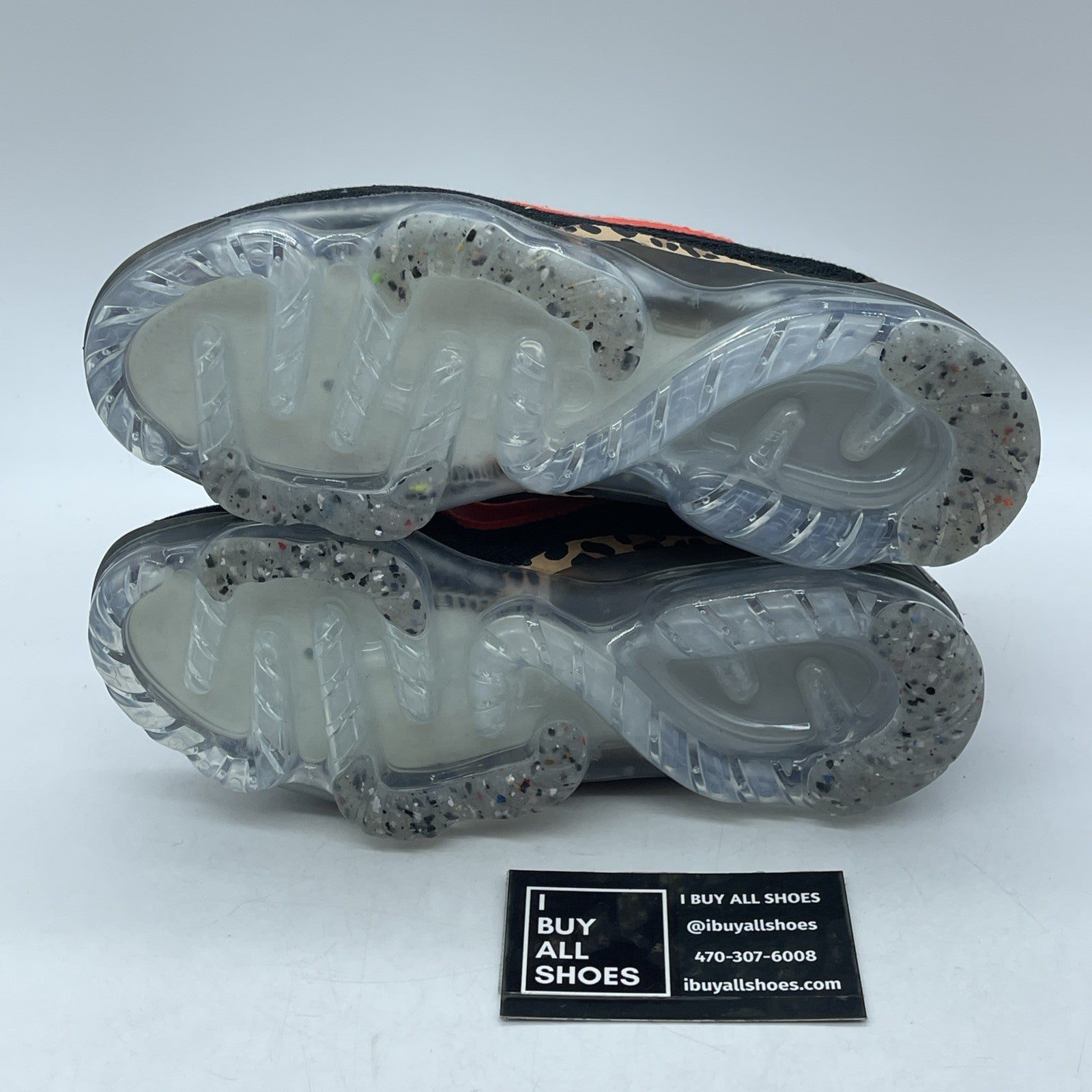 Size 6W - Nike Air Vapormax 2021 Flyknit Leopard Black Brown Suede (DH4090-001)