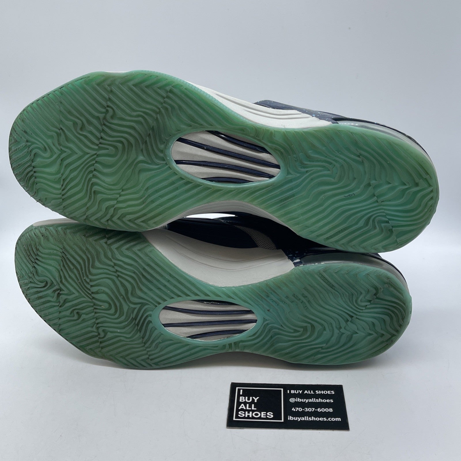 Size 13 - Nike KD 7 EYBL Blue Grey Gold Suede Leather - (745957-474)