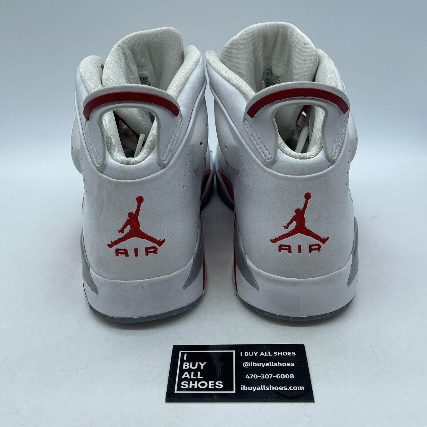 Size 13 - Air Jordan 6-17-23 White Grey Fire Red Suede Leather (DC7330-106)