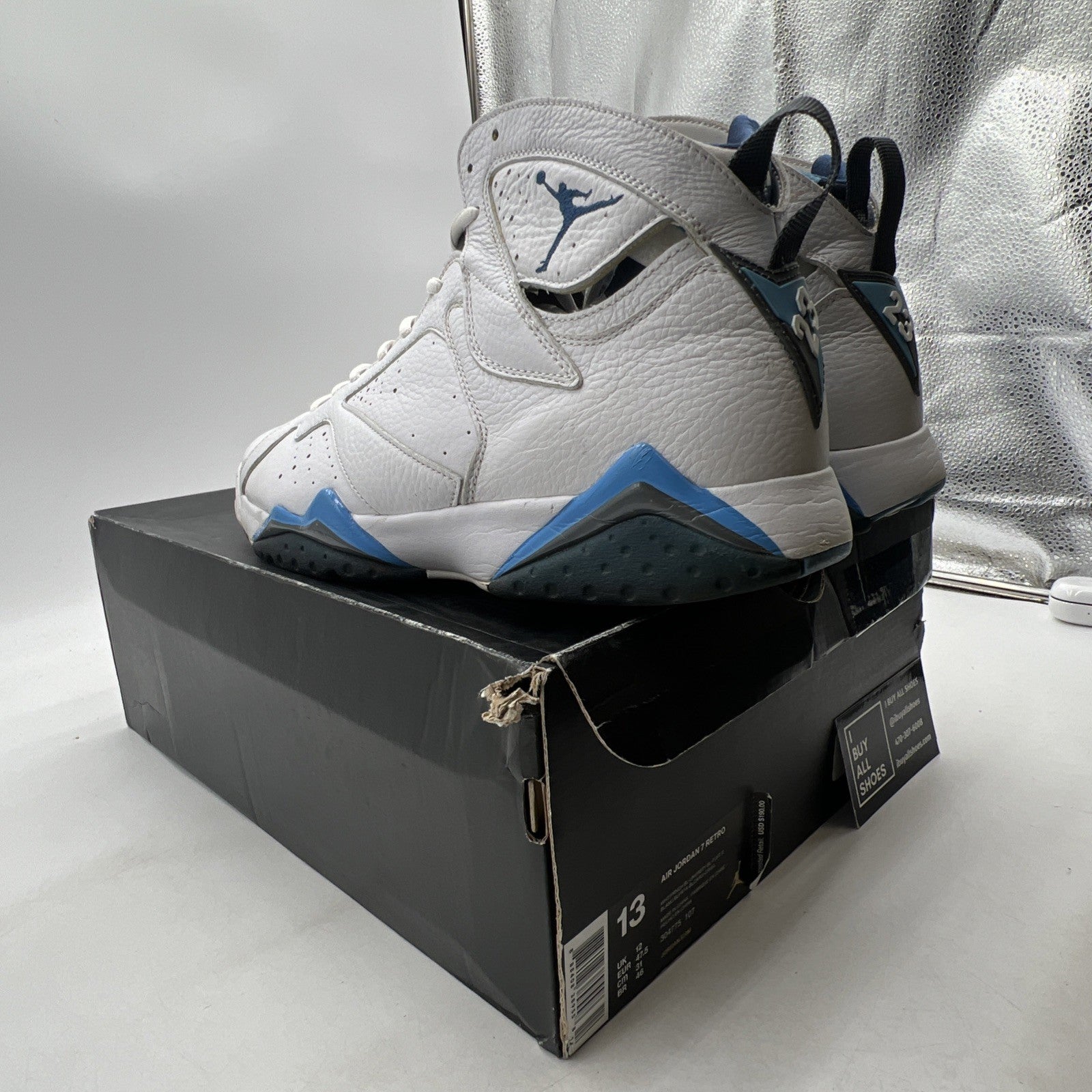 Size 13 - Air Jordan 7 Retro 2015 French Blue (304775-107)
