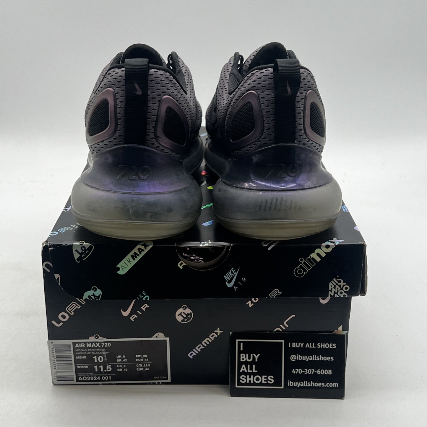 Size 10 - Nike Air Max 720 Northern Lights Night (AO2924-001)