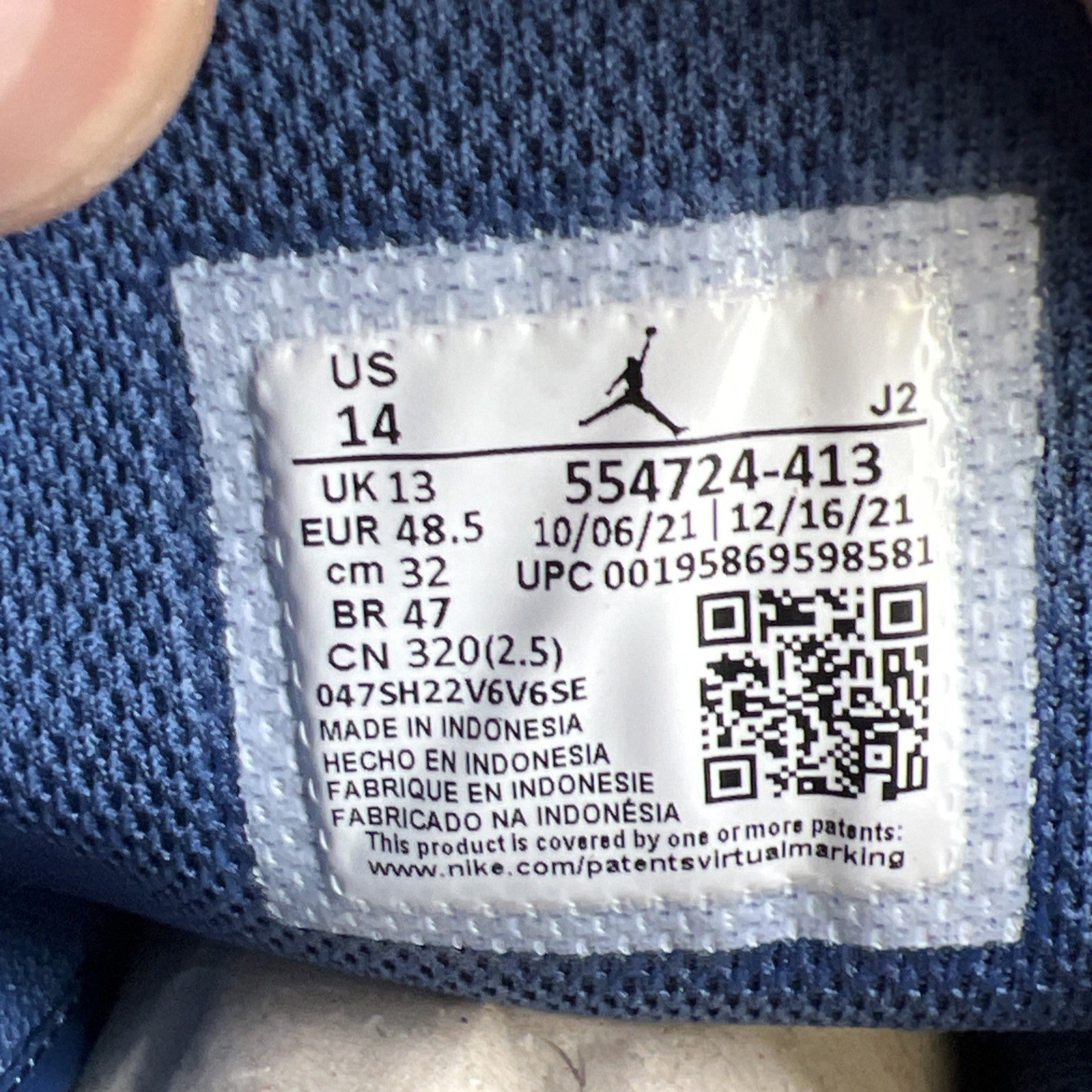 Size 14 - Air Jordan 1 Mid Blue Mint 2022 (554724-413)