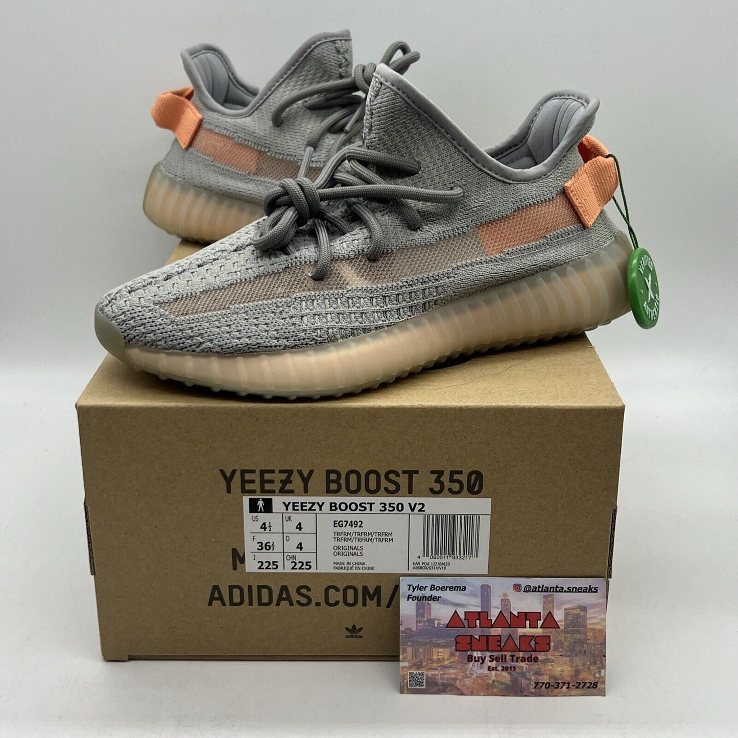 Size 4.5 - adidas Yeezy Boost 350 V2 True Form Brand New Og All