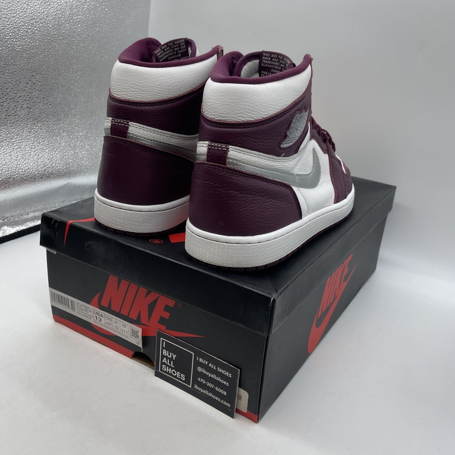 Size 13 - Air Jordan 1 Retro High OG Bordeaux (555088-611)